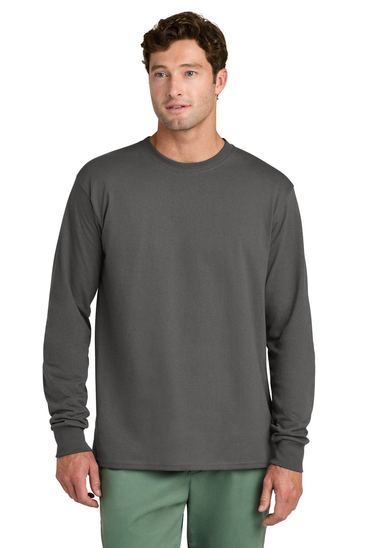 Port & Co ® Long Sleeve Core Cotton Tee. PC54LS