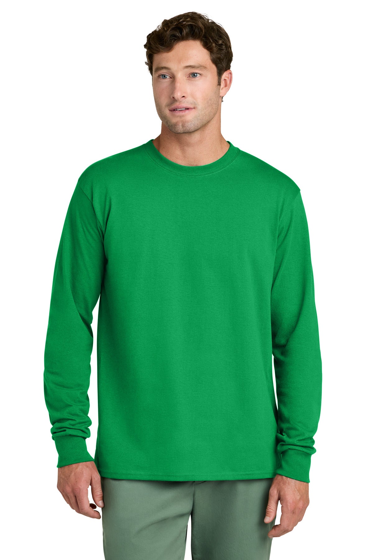 Port & Co ® Long Sleeve Core Cotton Tee. PC54LS