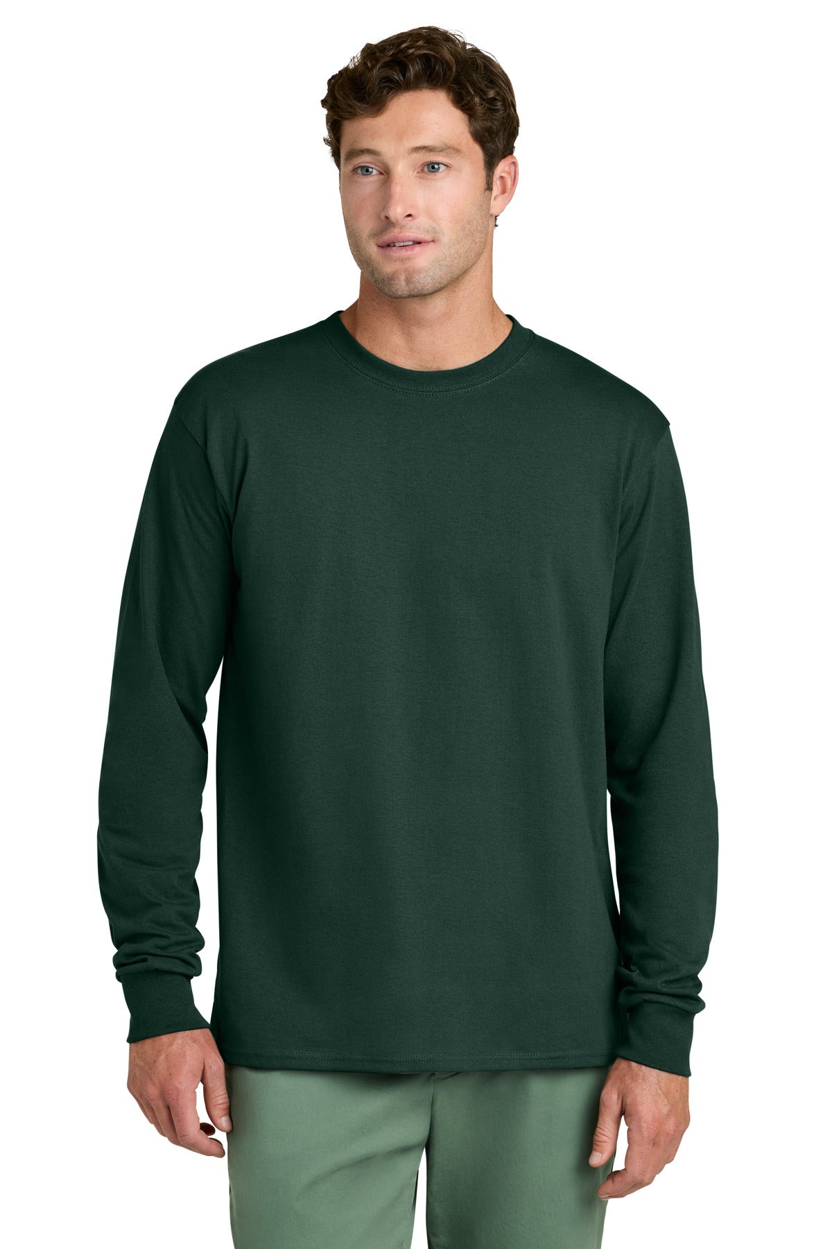 Port & Co ® Long Sleeve Core Cotton Tee. PC54LS