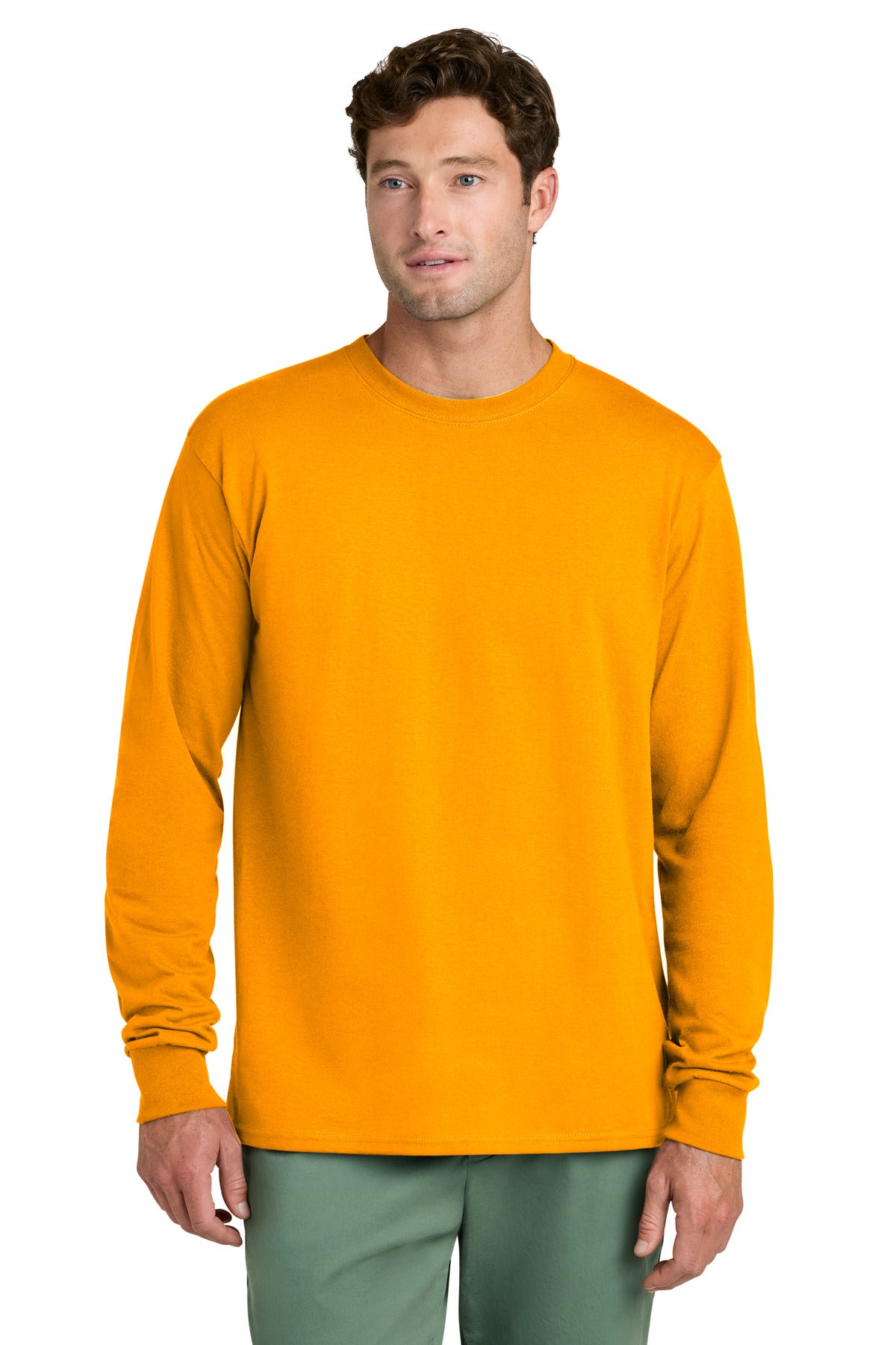 Port & Co ™ Long Sleeve Core Cotton Tee. PC54LS