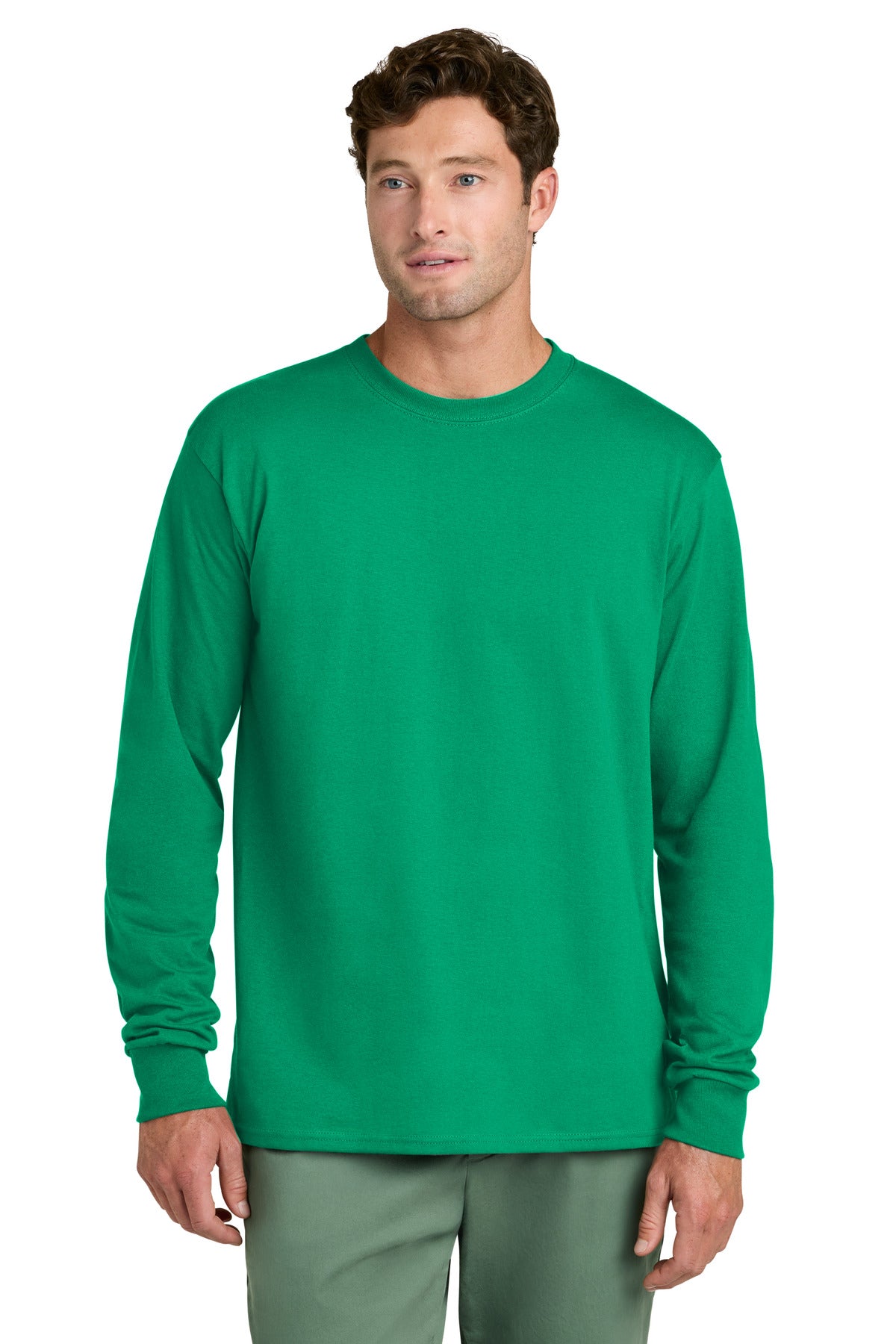 Port & Co ® Long Sleeve Core Cotton Tee. PC54LS