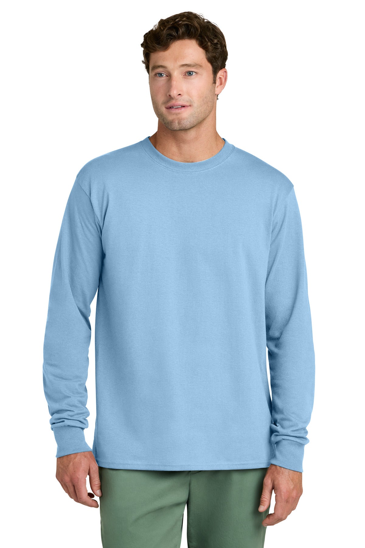 Port & Co ® Long Sleeve Core Cotton Tee. PC54LS