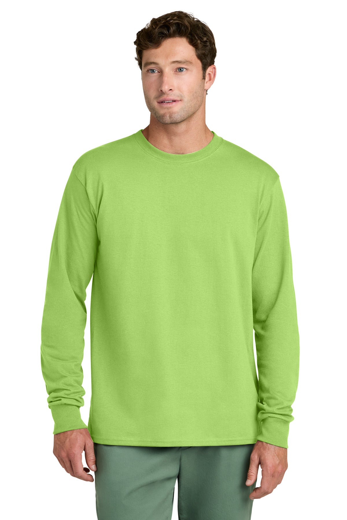 Port & Co ® Long Sleeve Core Cotton Tee. PC54LS