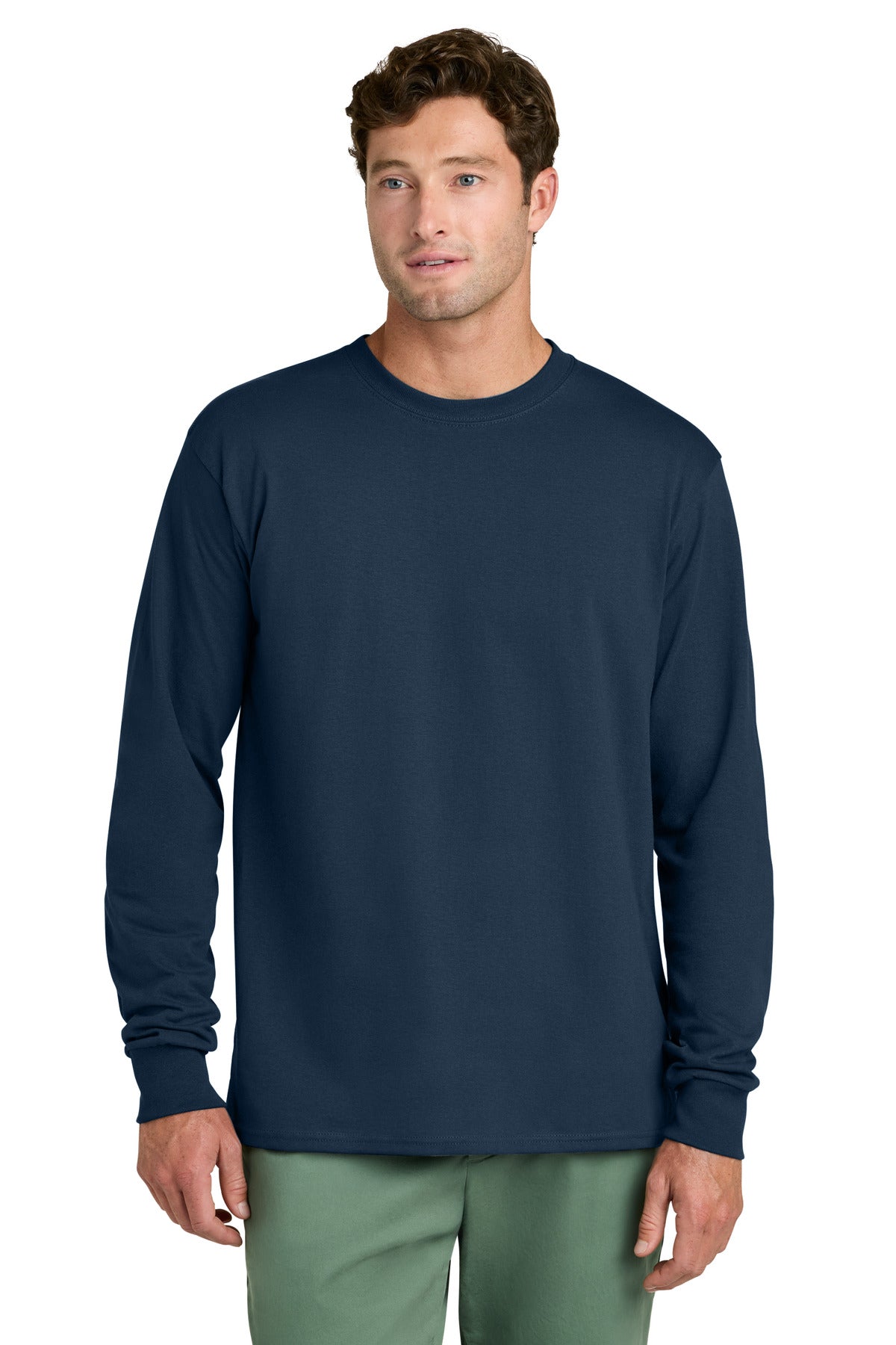 Port & Co ® Long Sleeve Core Cotton Tee. PC54LS