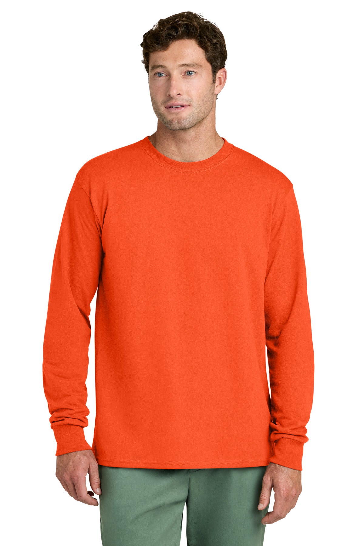 Port & Co ™ Long Sleeve Core Cotton Tee. PC54LS