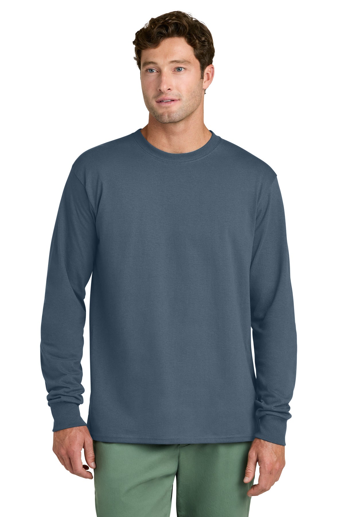 Port & Co ® Long Sleeve Core Cotton Tee. PC54LS