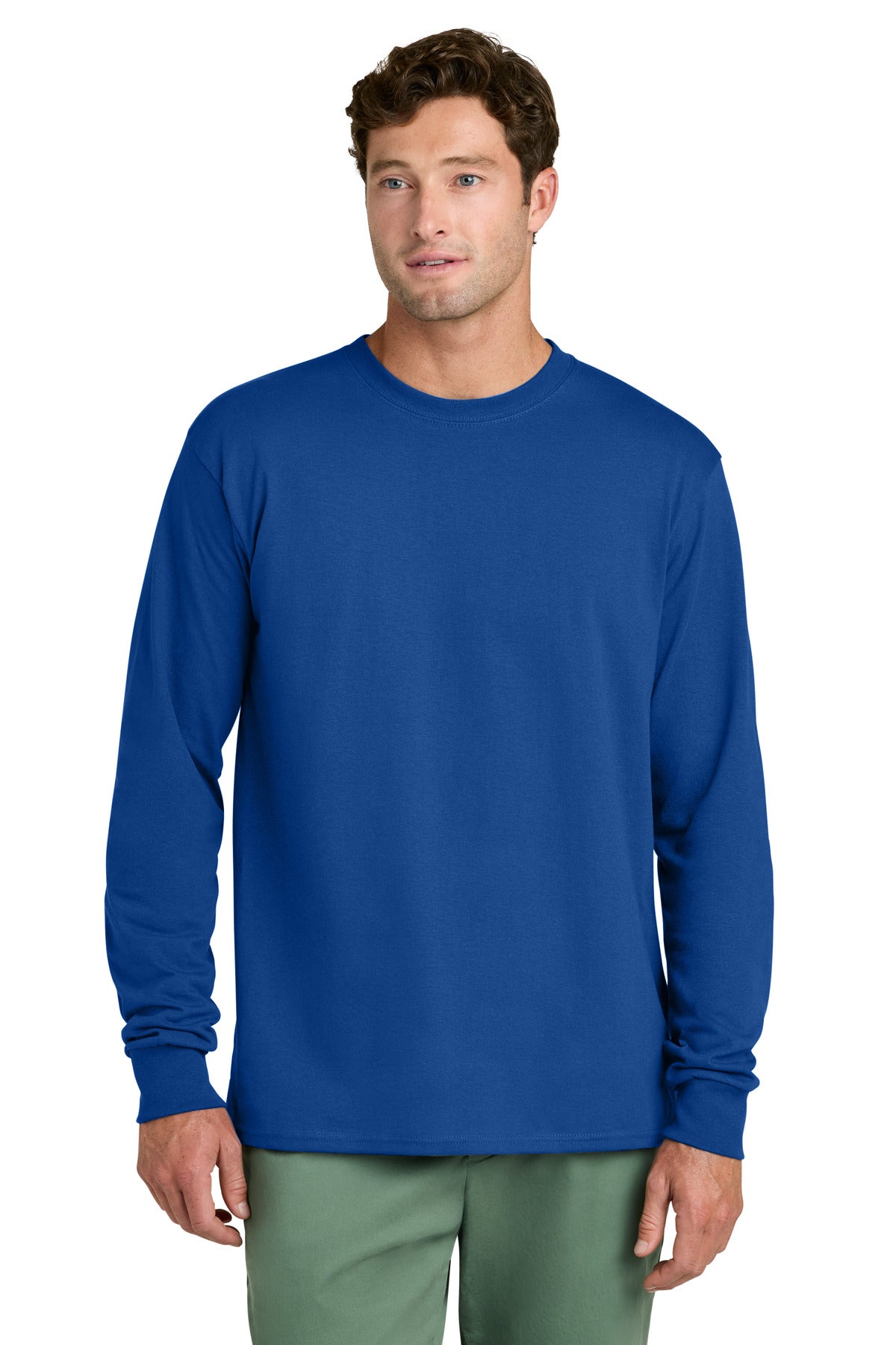 Port & Co ® Long Sleeve Core Cotton Tee. PC54LS