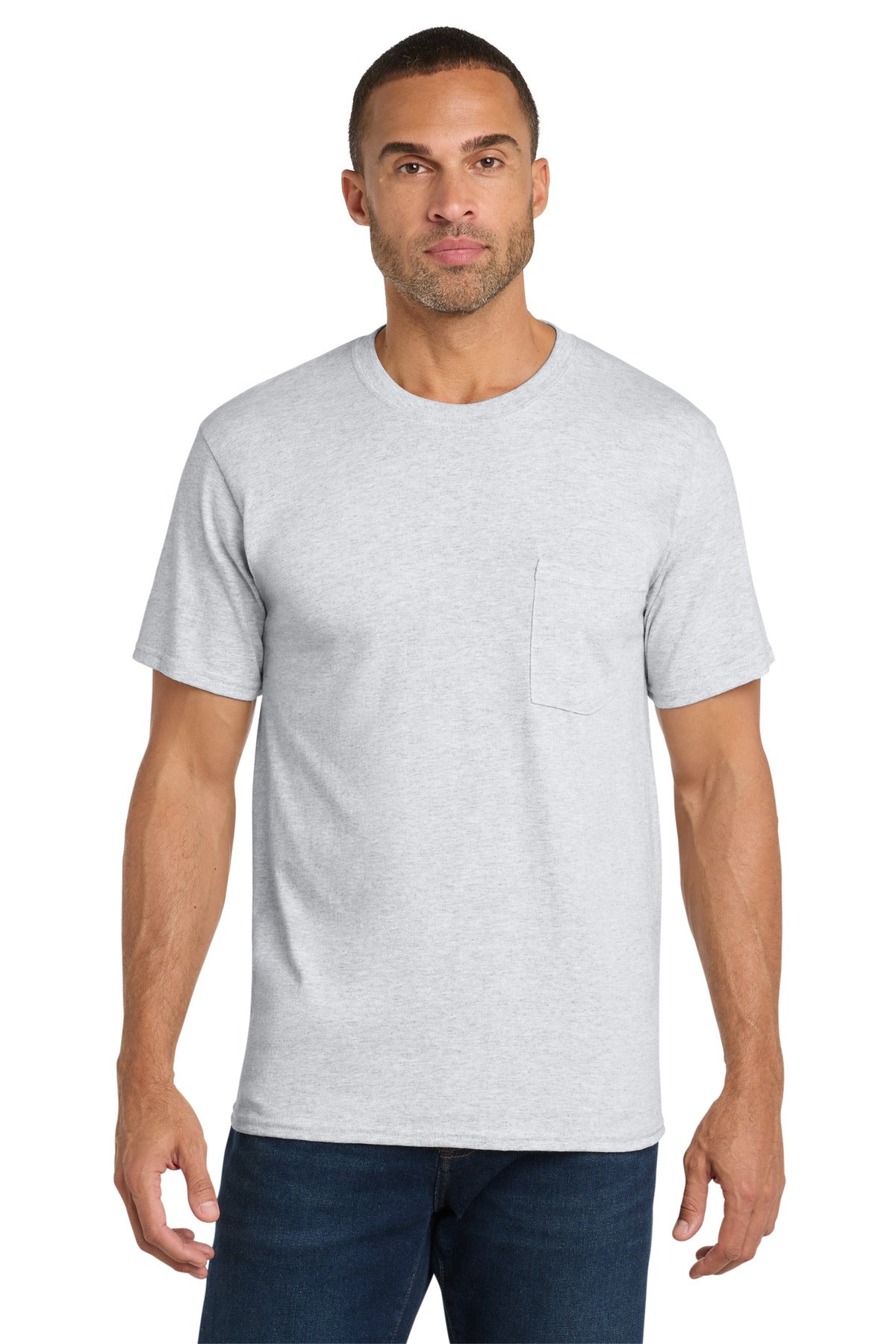 Port & Co ® Core Cotton Pocket Tee. PC54P