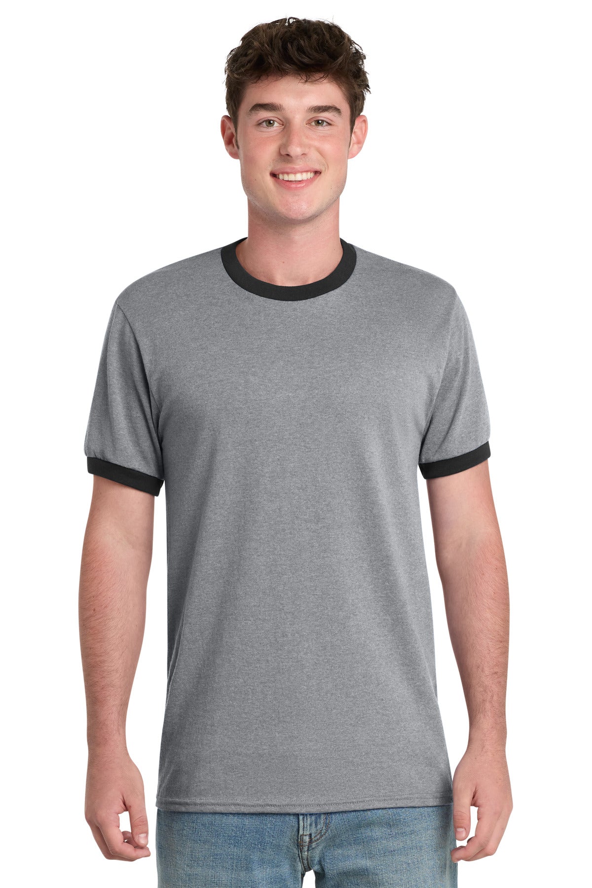 Port & Co ® Core Cotton Ringer Tee. PC54R