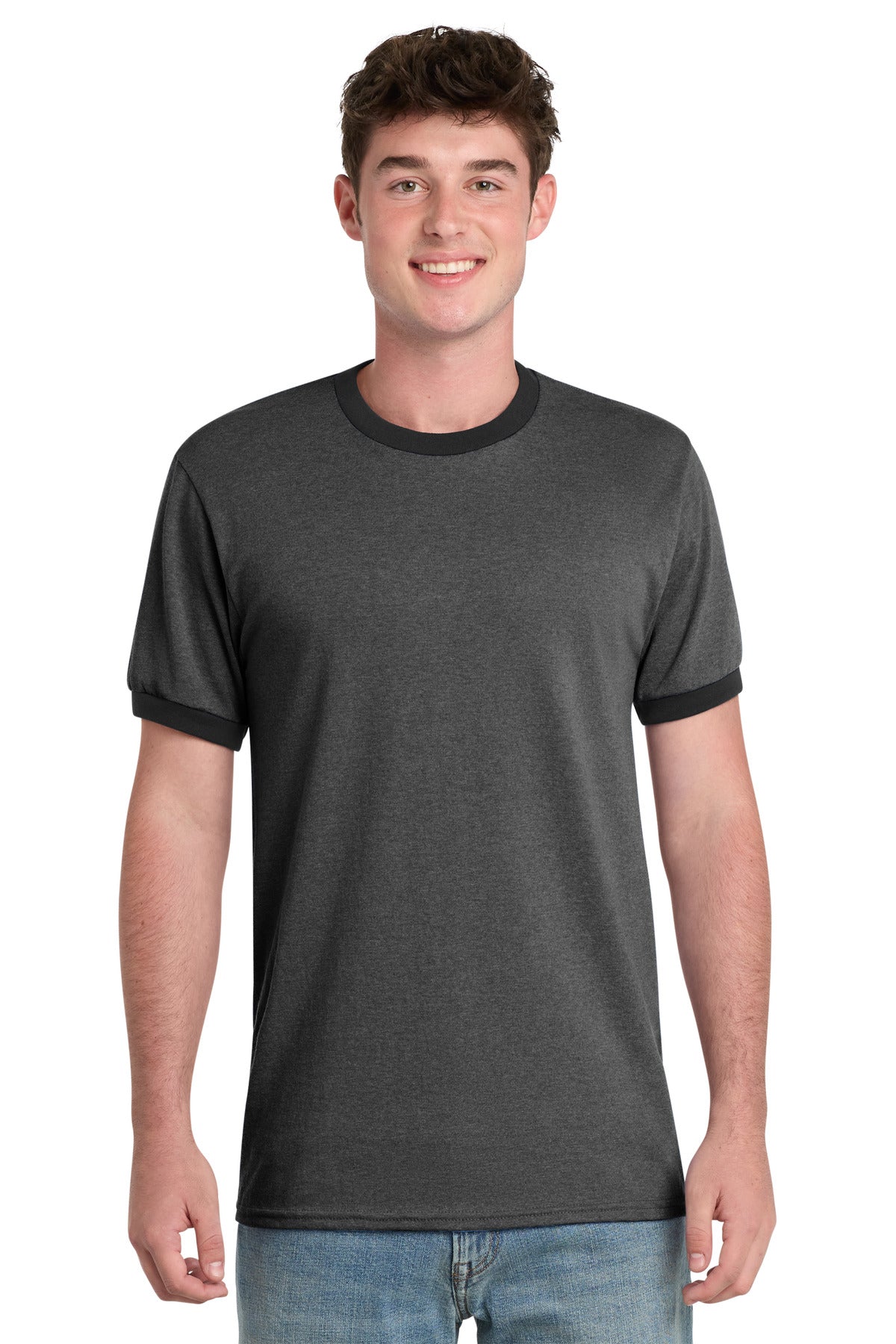 Port & Co ® Core Cotton Ringer Tee. PC54R