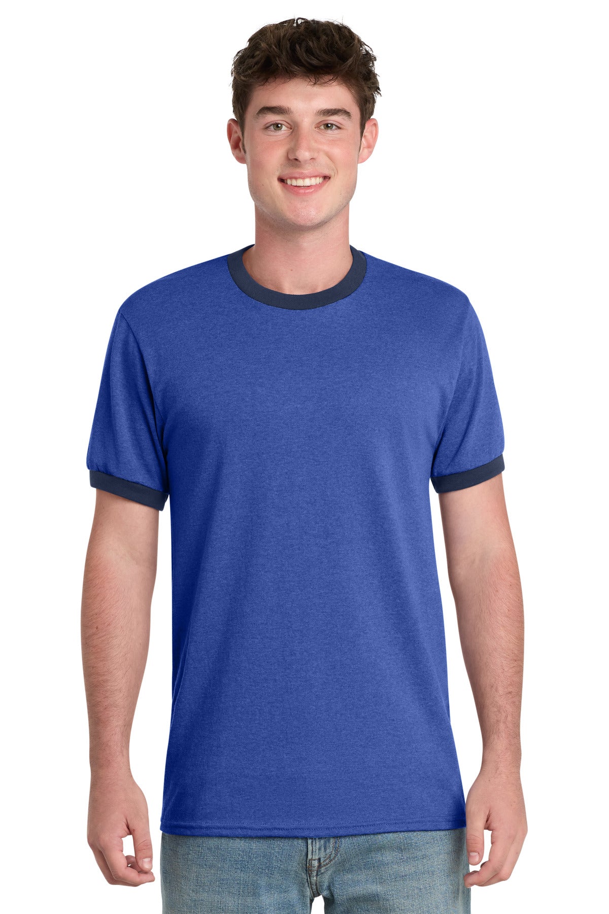 Port & Co ® Core Cotton Ringer Tee. PC54R