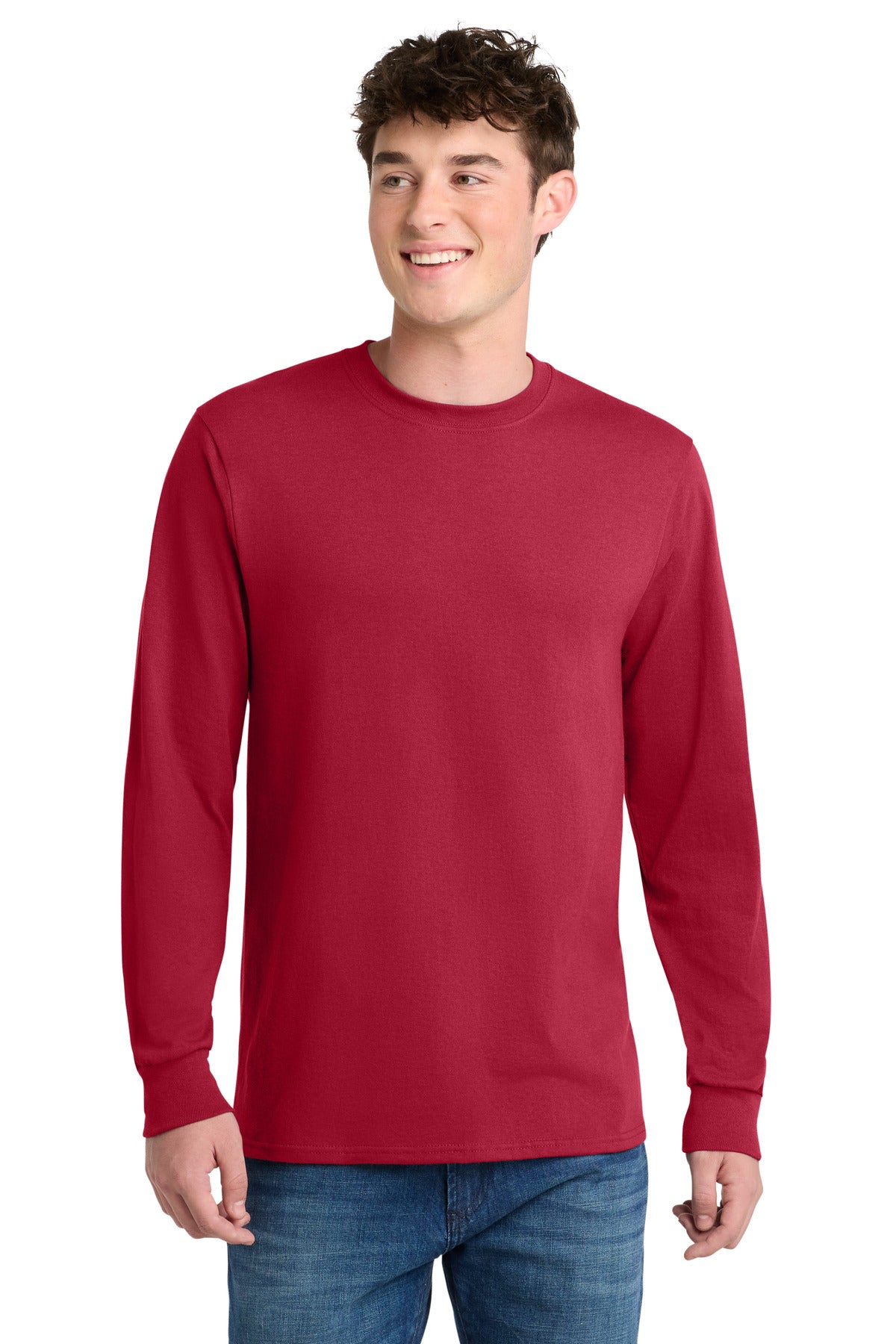 Port & Co ® Tall Long Sleeve Core Blend Tee. PC55LST