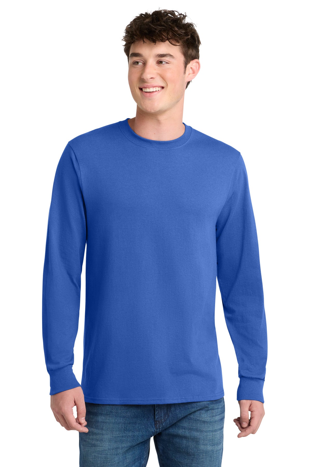 Port & Co ® Tall Long Sleeve Core Blend Tee. PC55LST