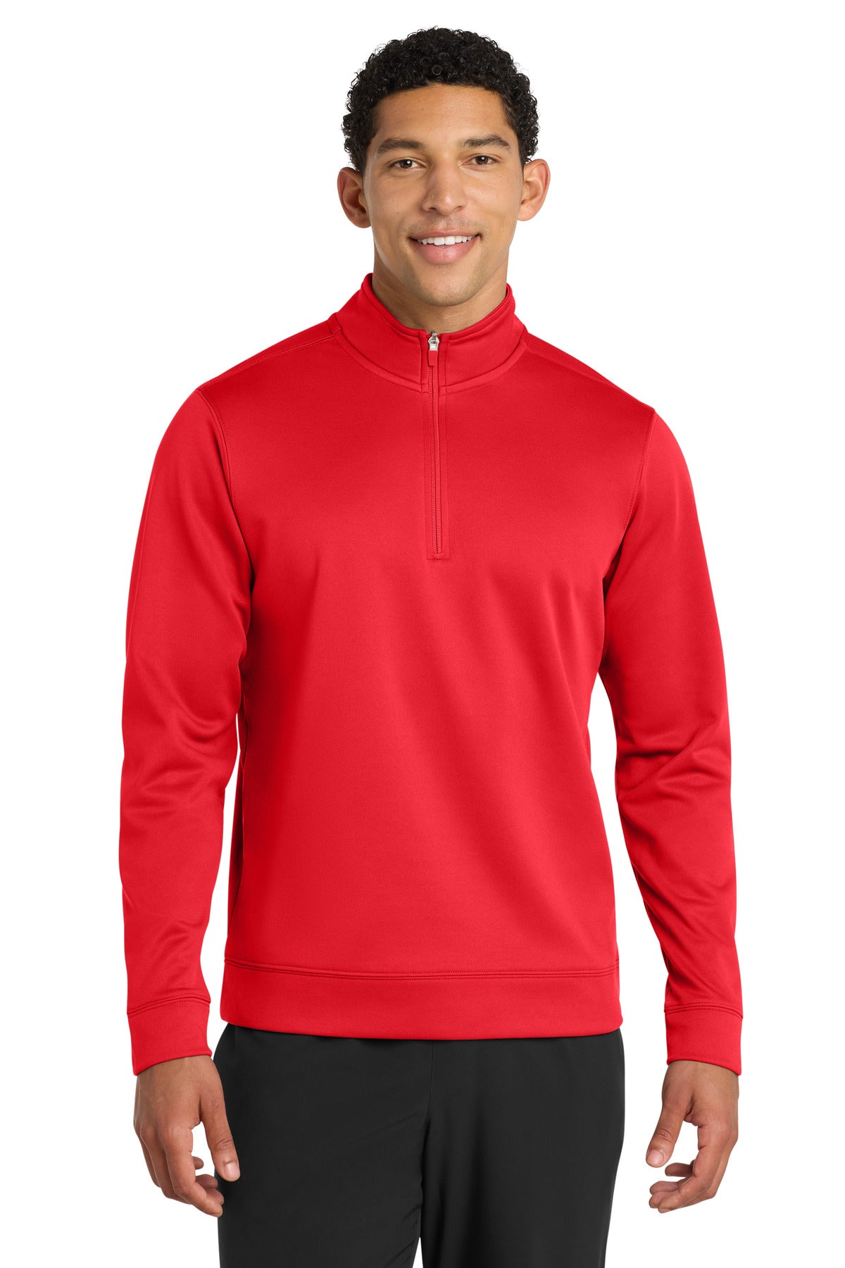 Port & Co ® Performance Fleece 1/4-Zip Pullover Sweatshirt. PC590Q