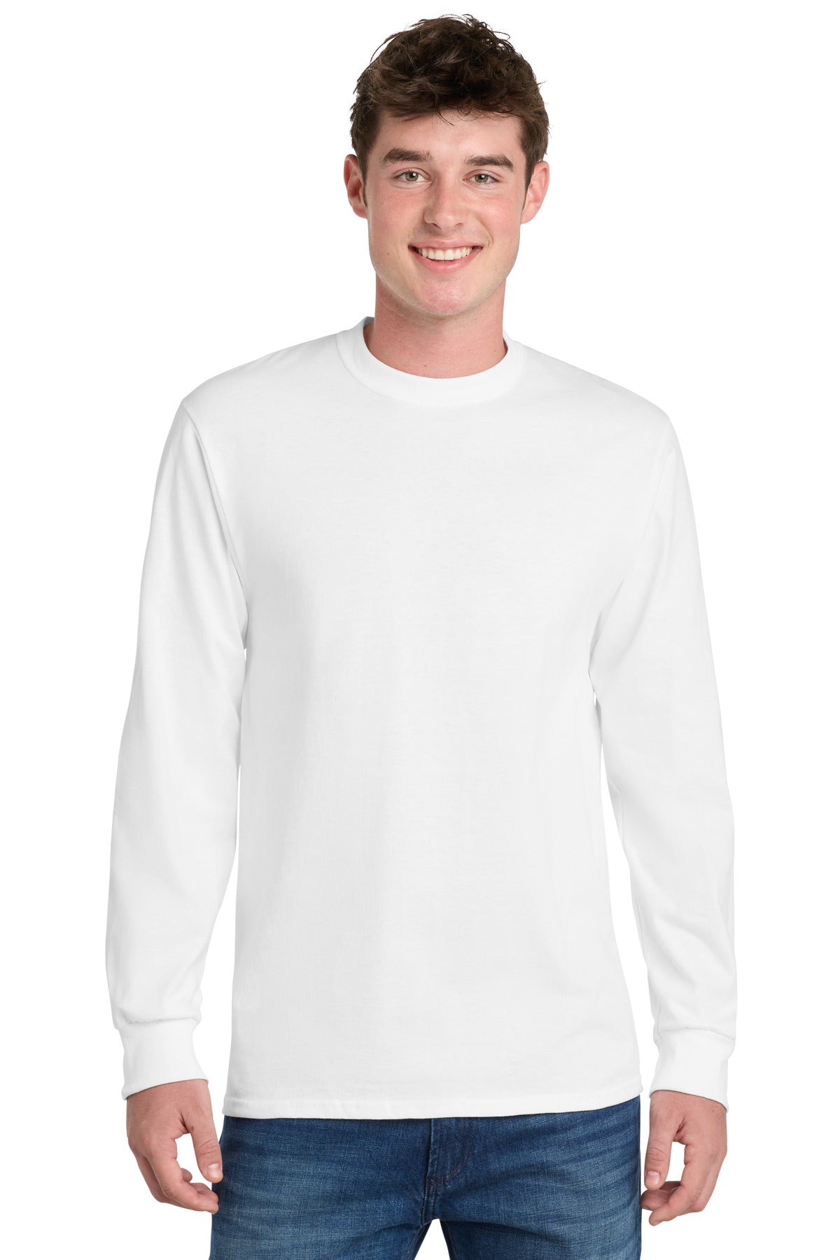Port & Co ® Tall Long Sleeve Essential Tee. PC61LST