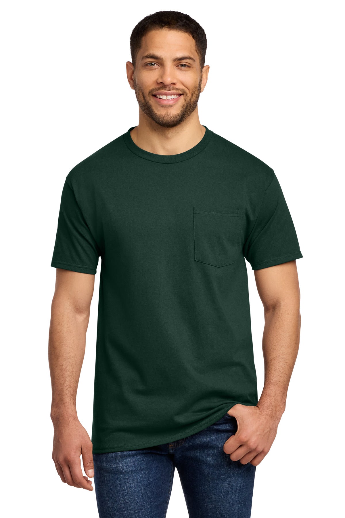 Port & Co ® Tall Essential Pocket Tee. PC61PT