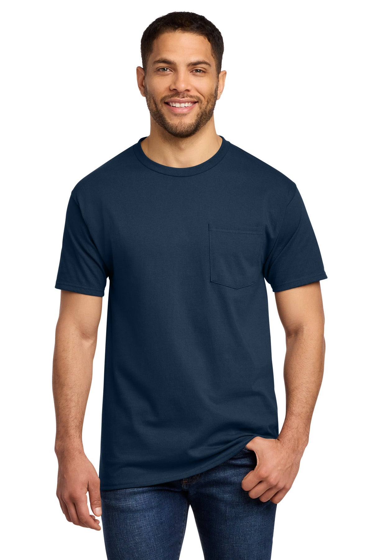 Port & Co ® Tall Essential Pocket Tee. PC61PT