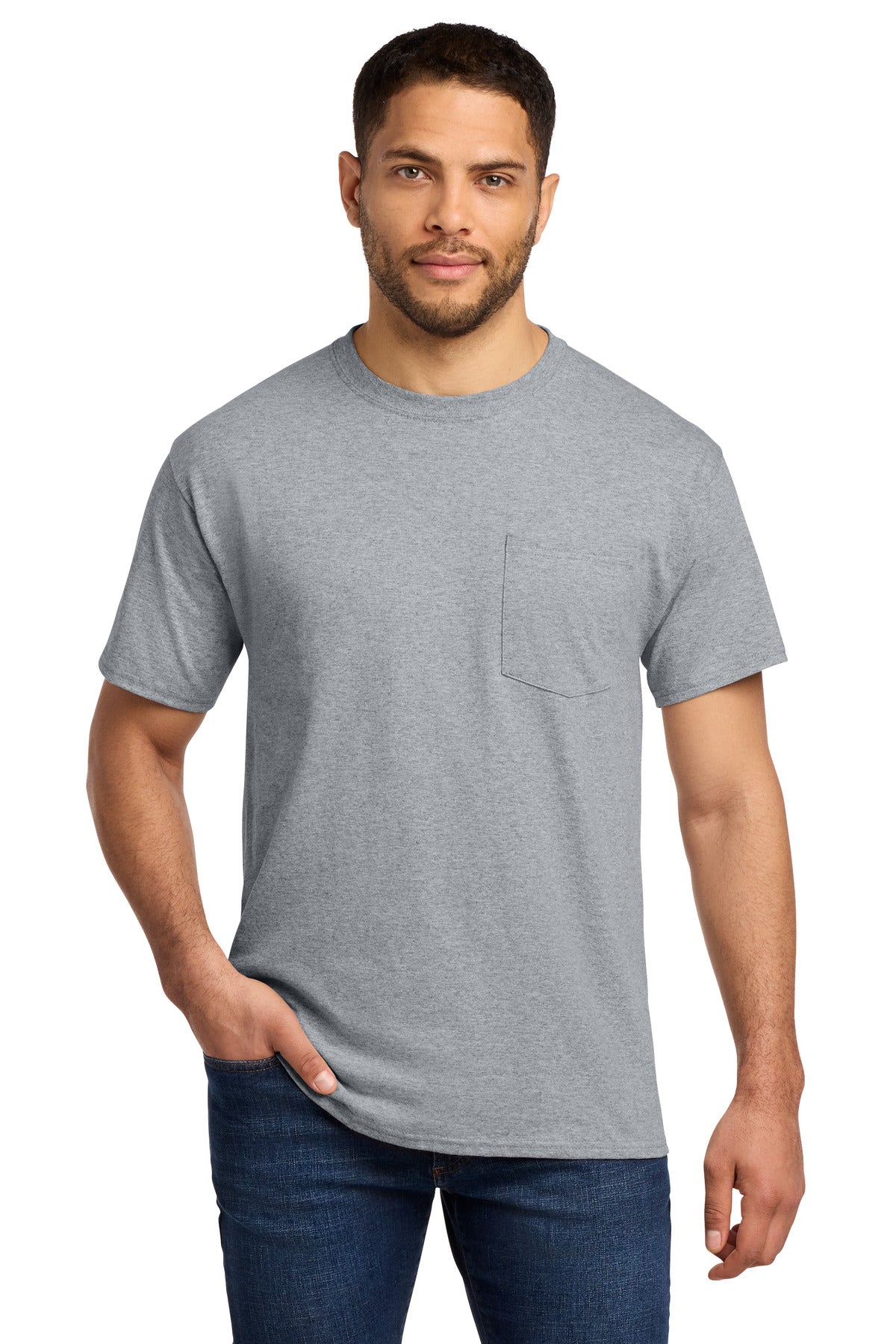 Port & Co ® Essential Pocket Tee. PC61P