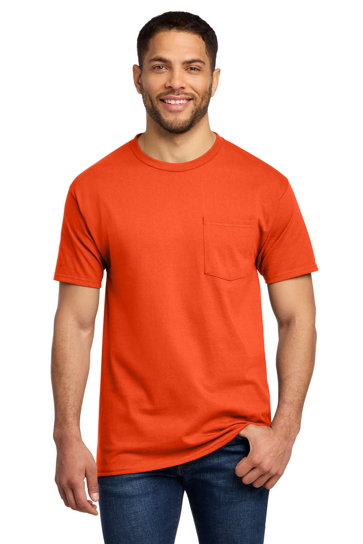 Port & Co ® Essential Pocket Tee. PC61P