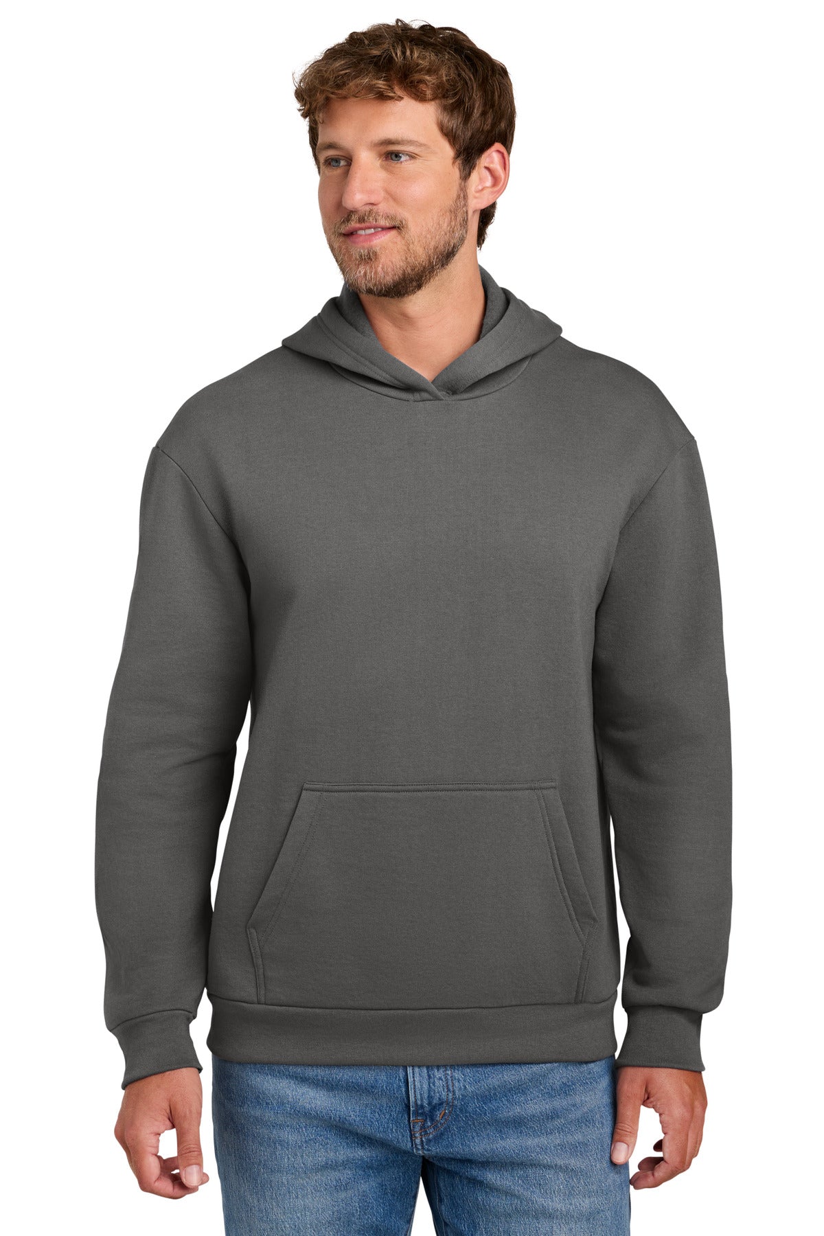 Port & Co ® Easy Fleece Pullover Hooded Sweatshirt PC68H