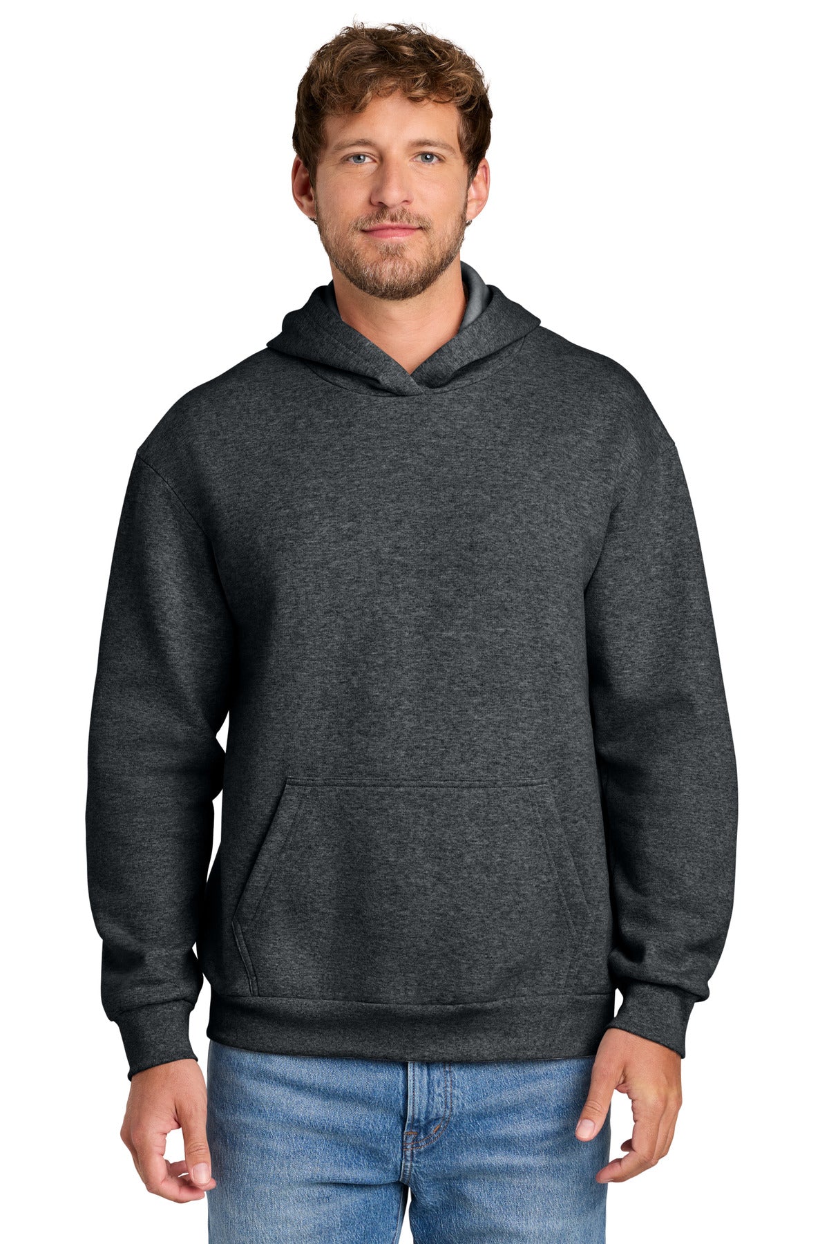 Port & Co ® Easy Fleece Pullover Hooded Sweatshirt PC68H