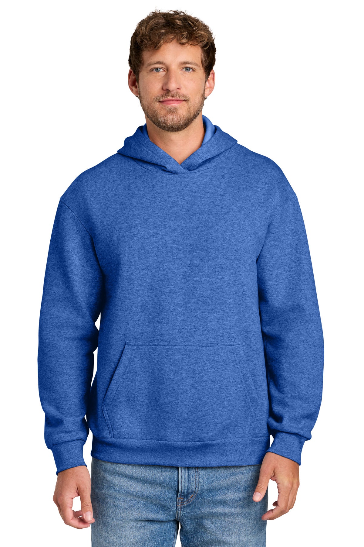 Port & Co ® Easy Fleece Pullover Hooded Sweatshirt PC68H