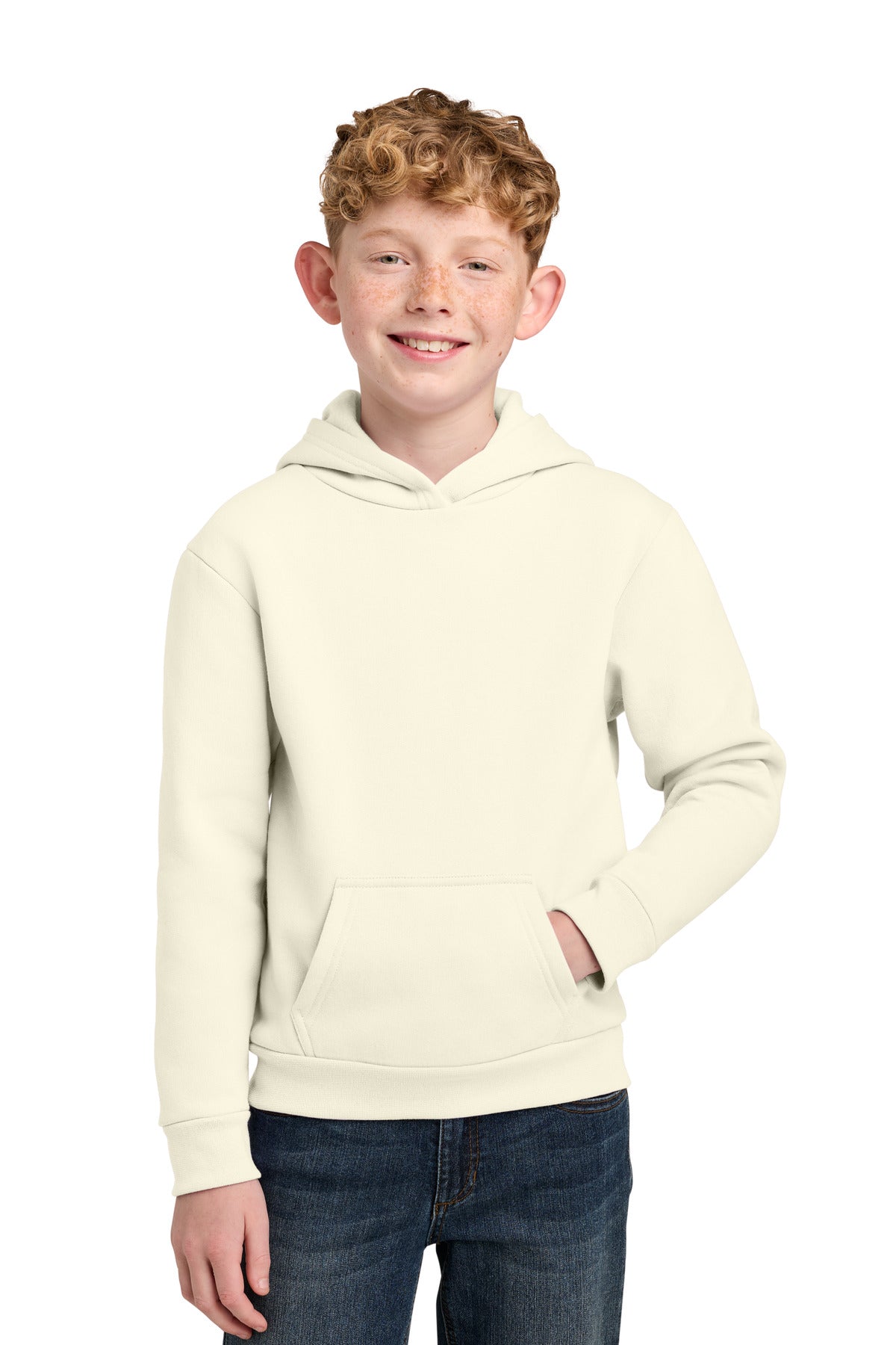 Port & Co ® Youth Easy Fleece Pullover Hooded Sweatshirt PC68YH