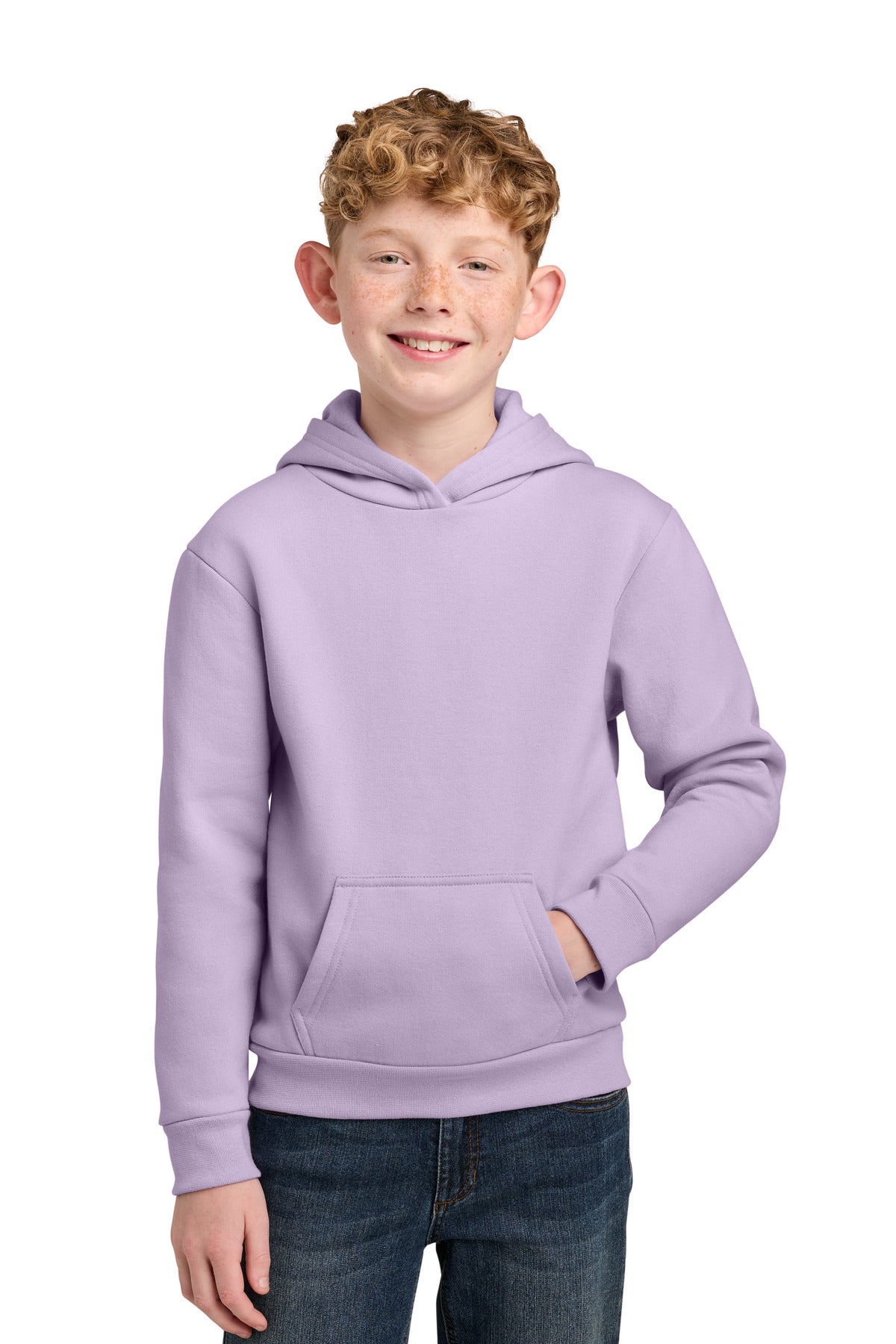 Port & Co ® Youth Easy Fleece Pullover Hooded Sweatshirt PC68YH