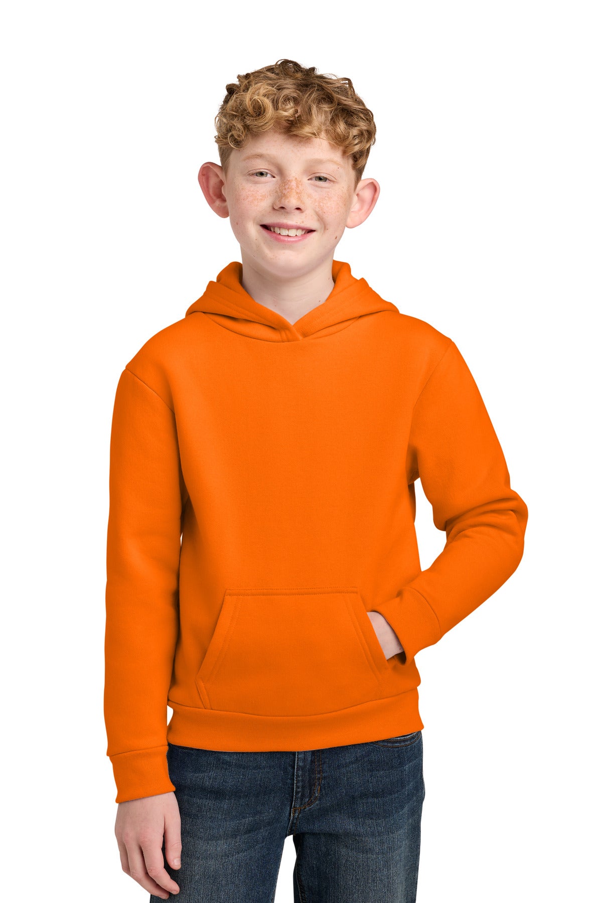 Port & Co ® Youth Easy Fleece Pullover Hooded Sweatshirt PC68YH