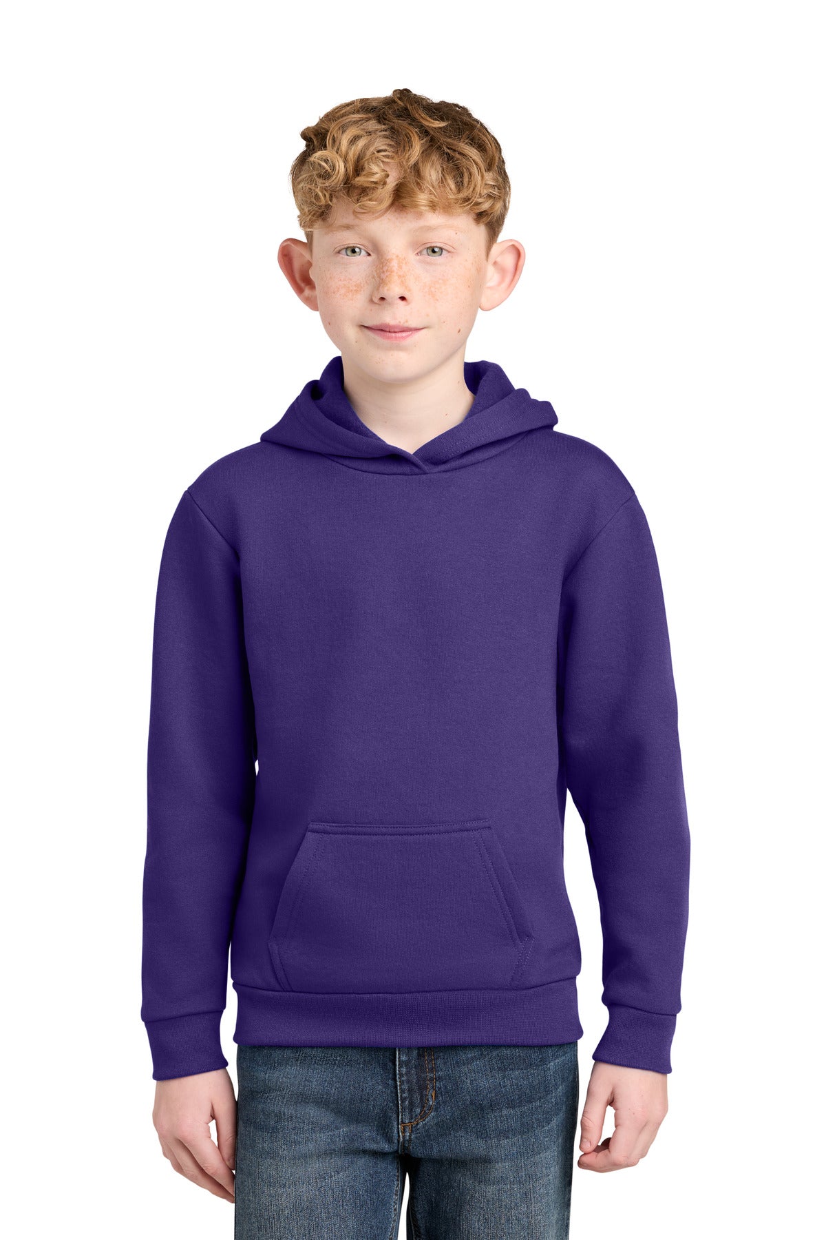 Port & Co ® Youth Easy Fleece Pullover Hooded Sweatshirt PC68YH