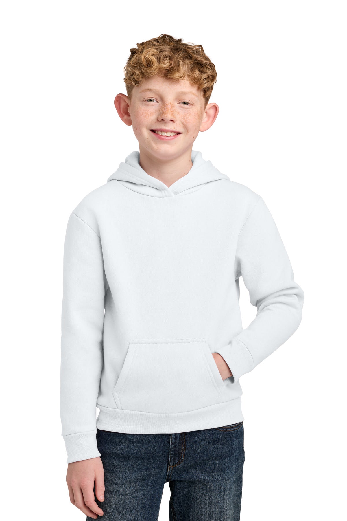 Port & Co ® Youth Easy Fleece Pullover Hooded Sweatshirt PC68YH