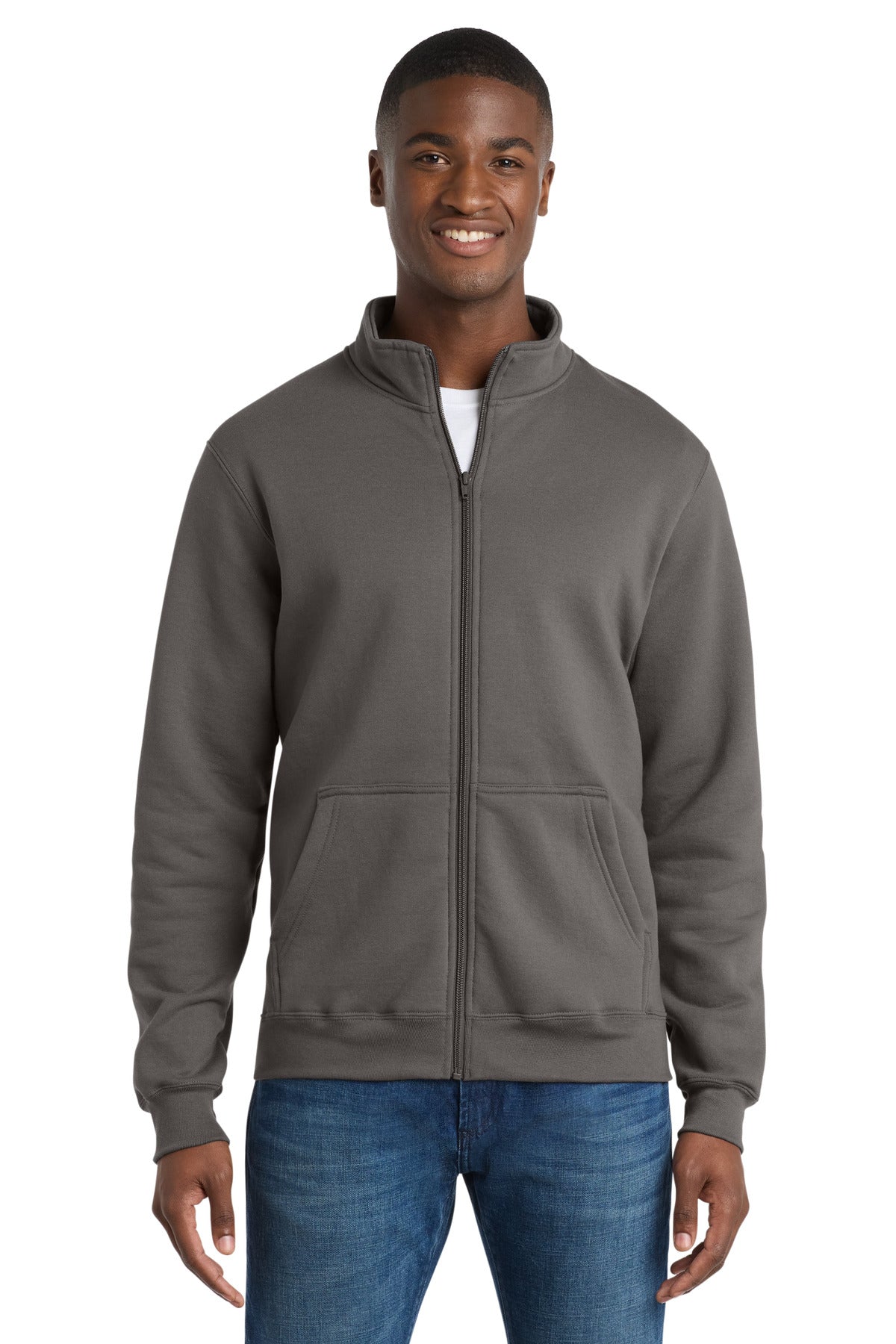 Port & Co ® Core Fleece Cadet Full-Zip Sweatshirt PC78FZ