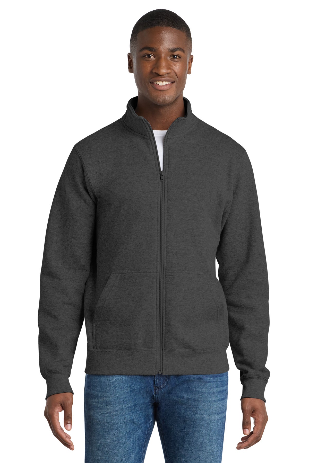 Port & Co ® Core Fleece Cadet Full-Zip Sweatshirt PC78FZ