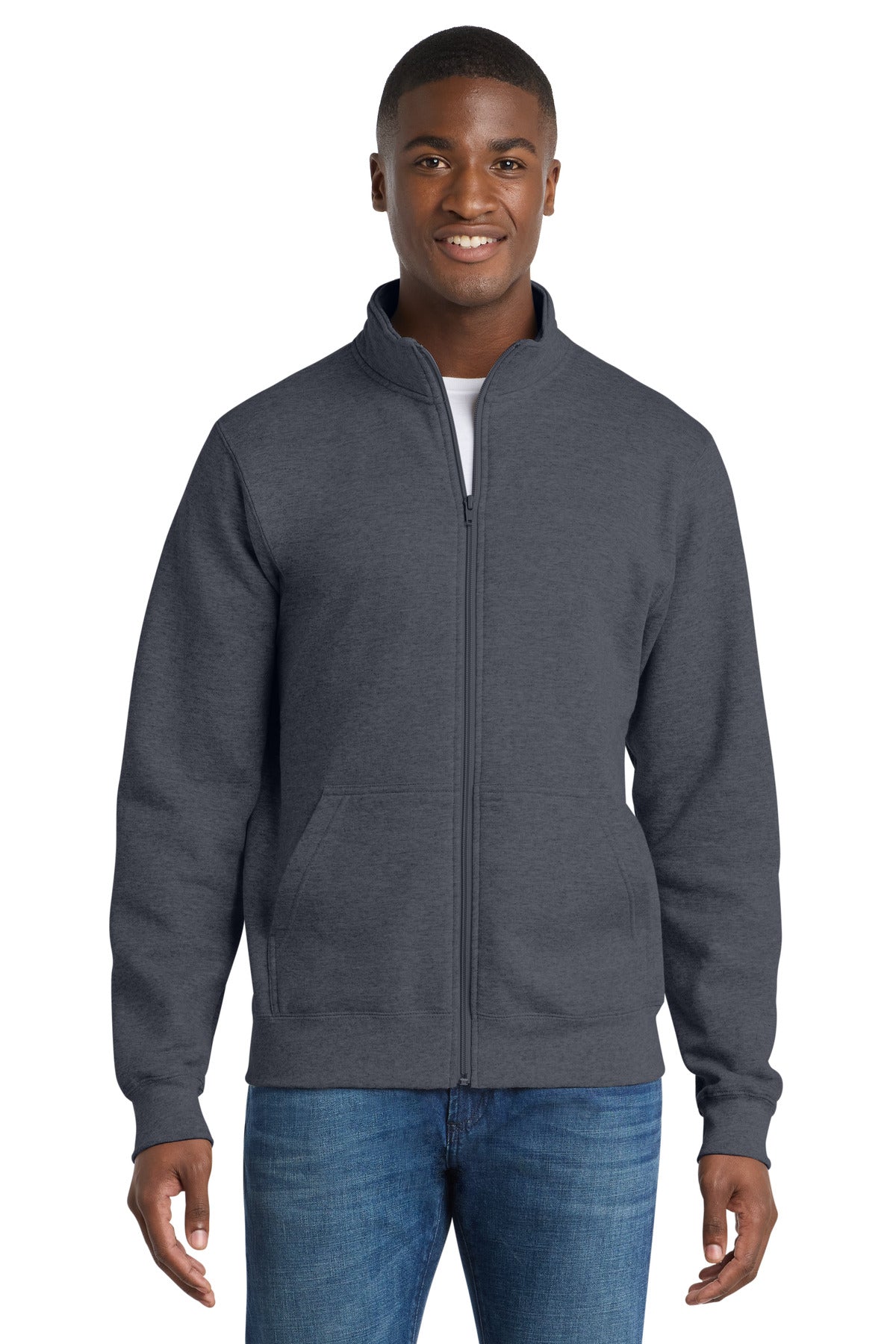 Port & Co ® Core Fleece Cadet Full-Zip Sweatshirt PC78FZ