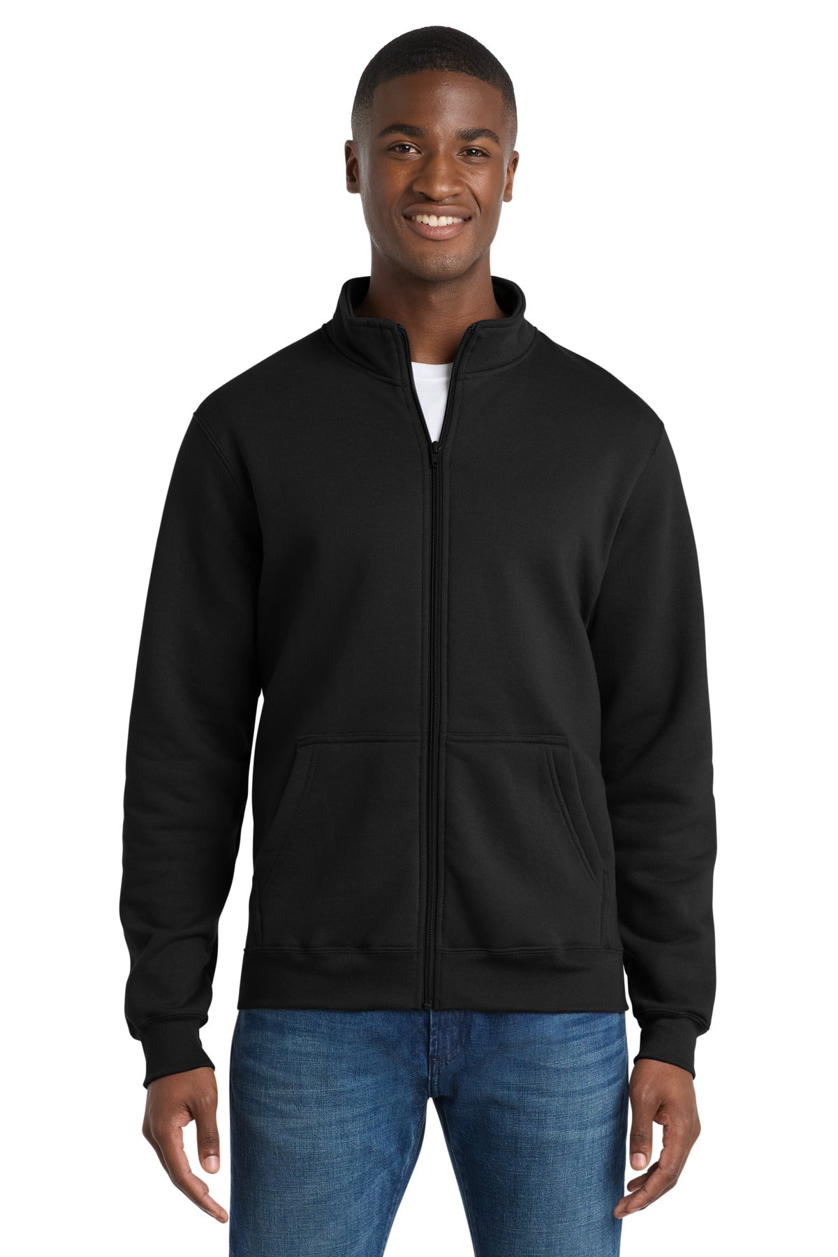 Port & Co ® Core Fleece Cadet Full-Zip Sweatshirt PC78FZ
