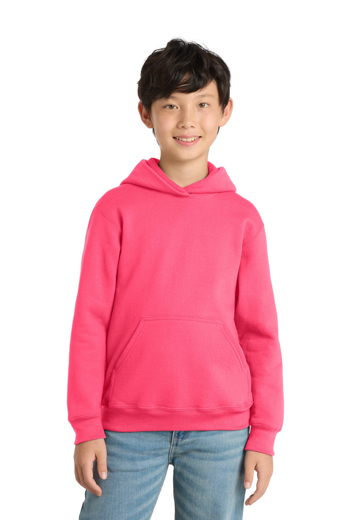 Port & Co ® Youth Core Fleece Pullover Hooded Sweatshirt PC78YH