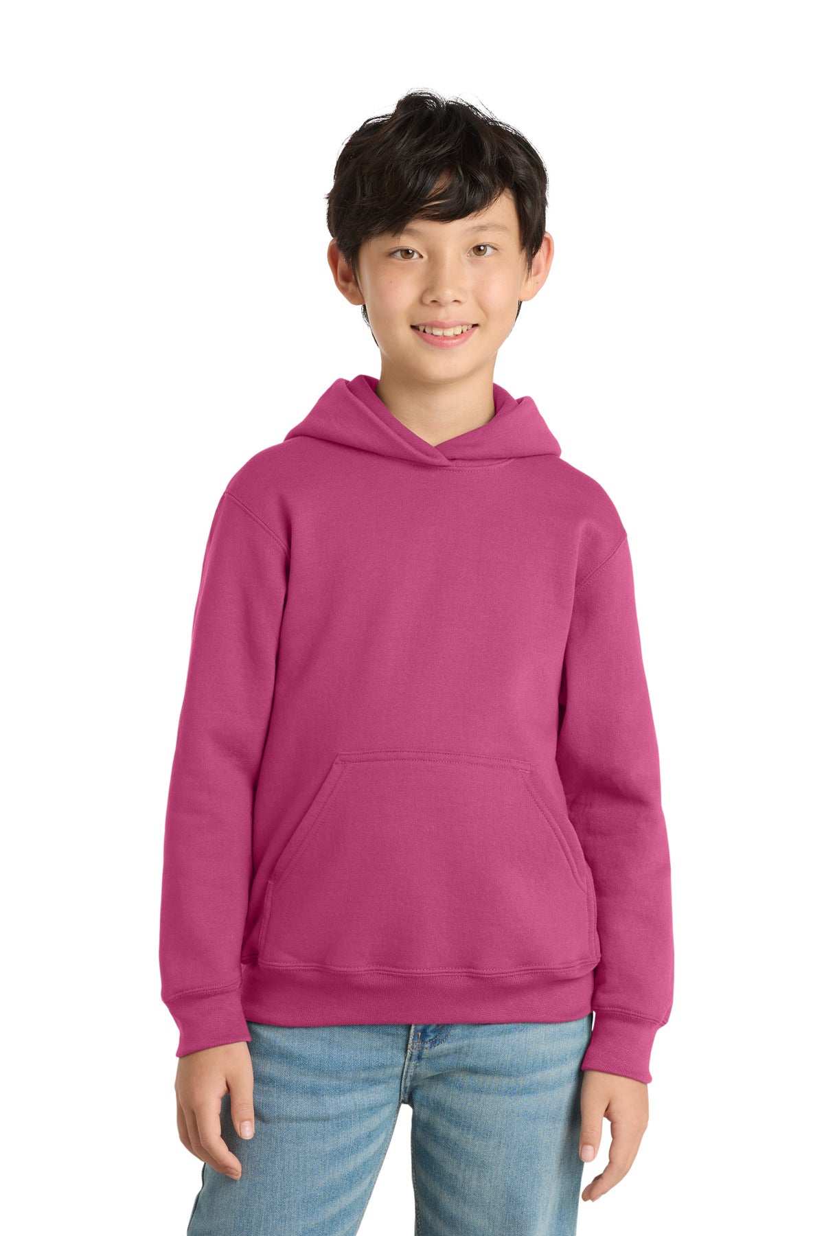 Port & Co ® Youth Core Fleece Pullover Hooded Sweatshirt PC78YH