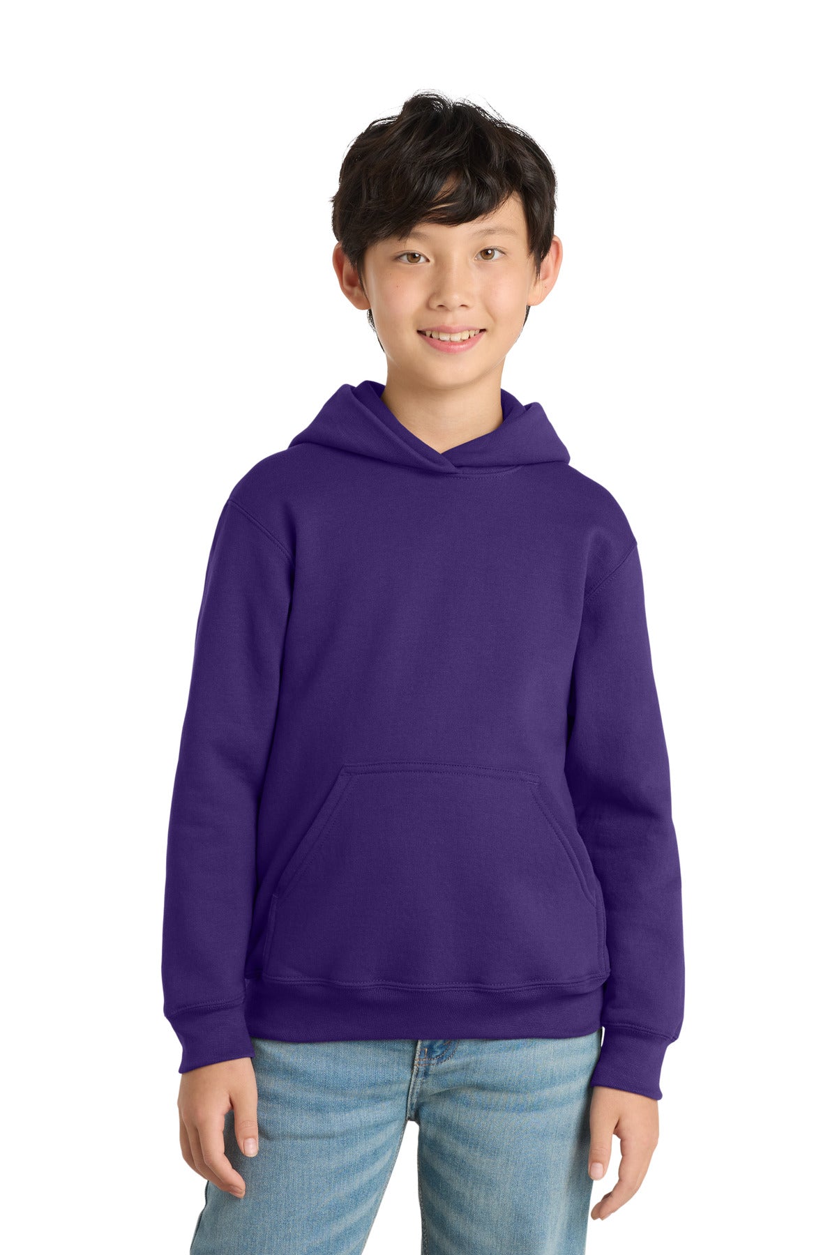 Port & Co ® Youth Core Fleece Pullover Hooded Sweatshirt PC78YH