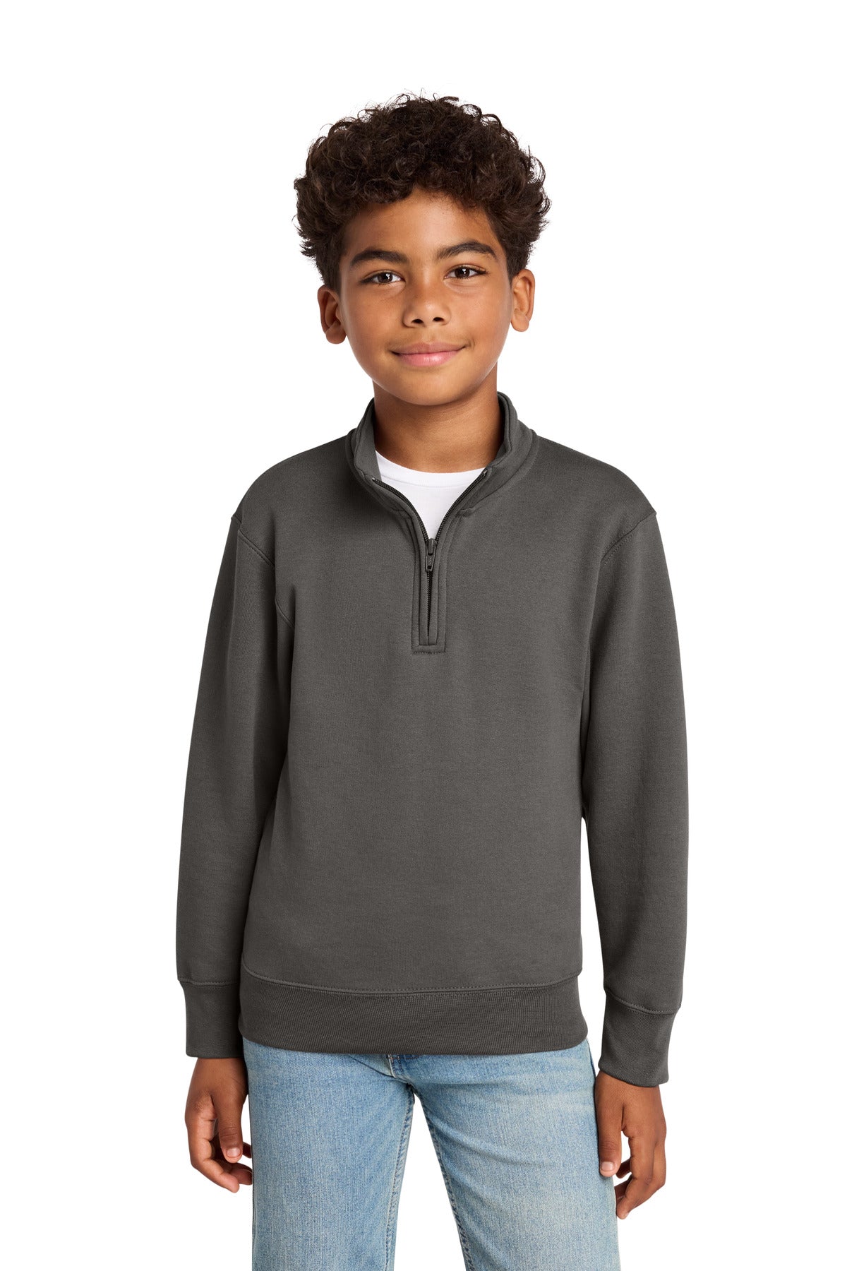 Port & Co ® Youth Core Fleece 1/4-Zip Pullover Sweatshirt PC78YQ