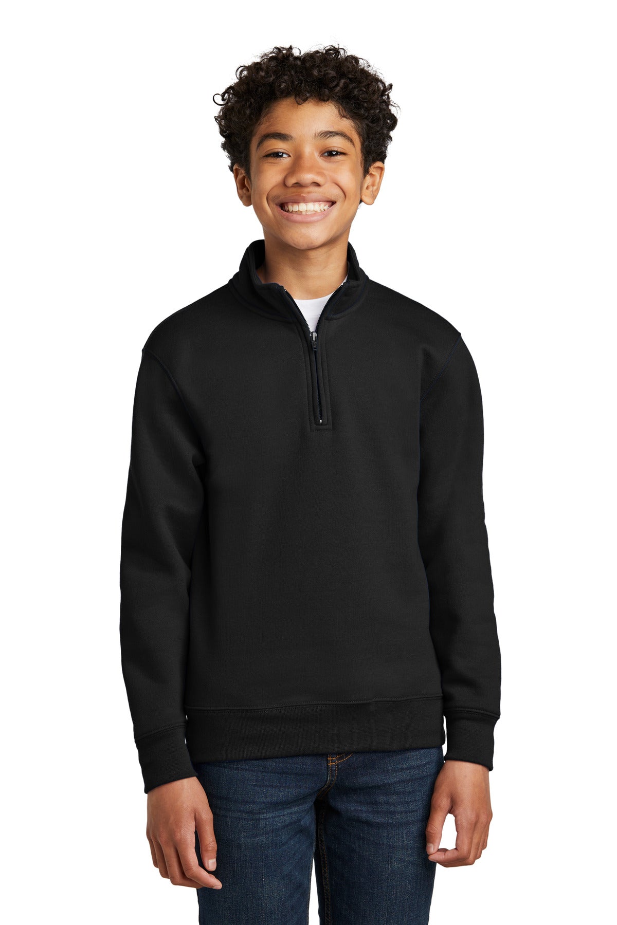 Port & Co ™ Youth Core Fleece 1/4-Zip Pullover Sweatshirt PC78YQ