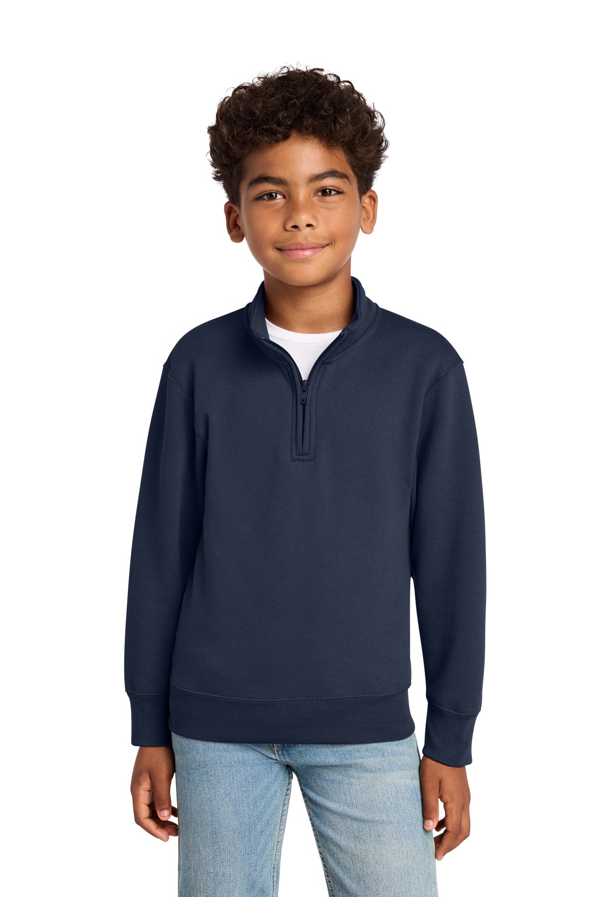 Port & Co ® Youth Core Fleece 1/4-Zip Pullover Sweatshirt PC78YQ