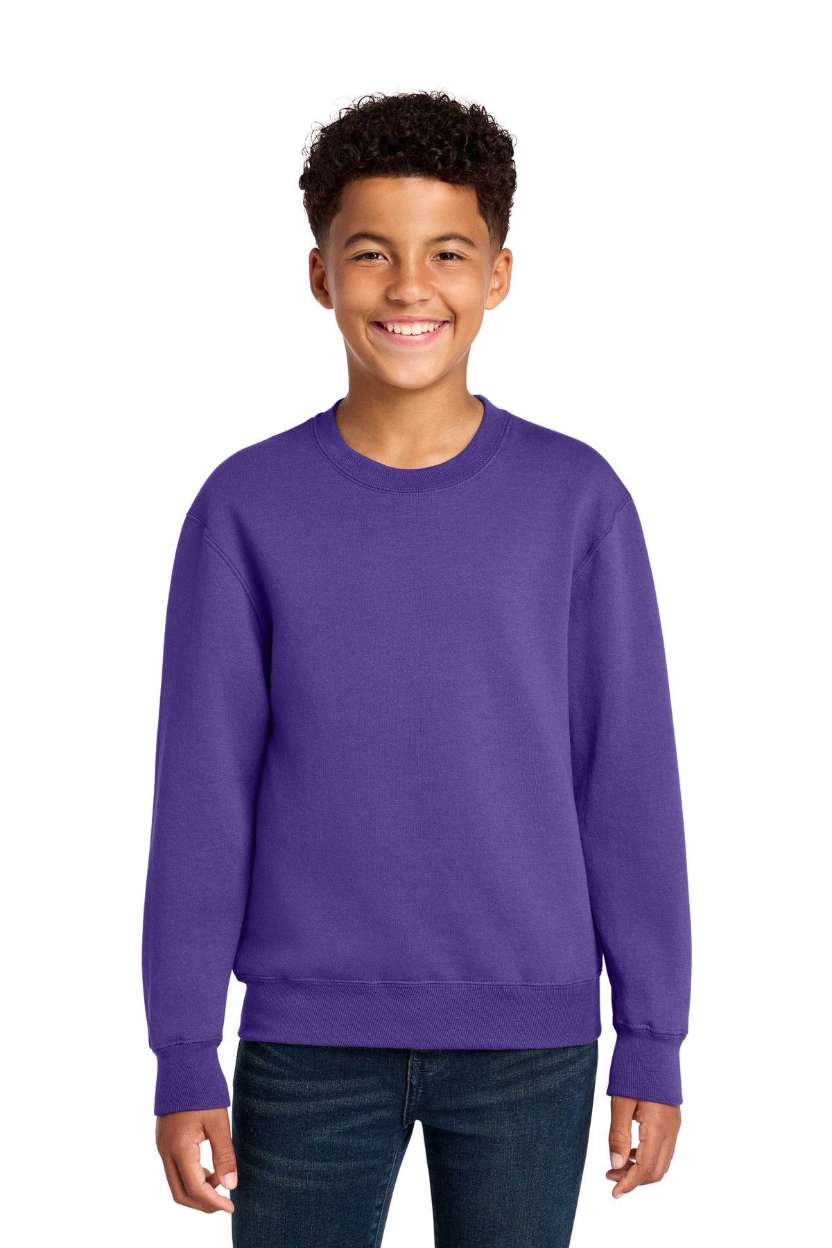 Port & Co ® Youth Core Fleece Crewneck Sweatshirt PC78Y