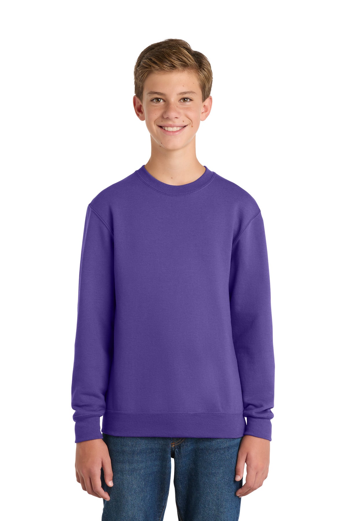 Port & Co ™ Youth Core Fleece Crewneck Sweatshirt PC78Y