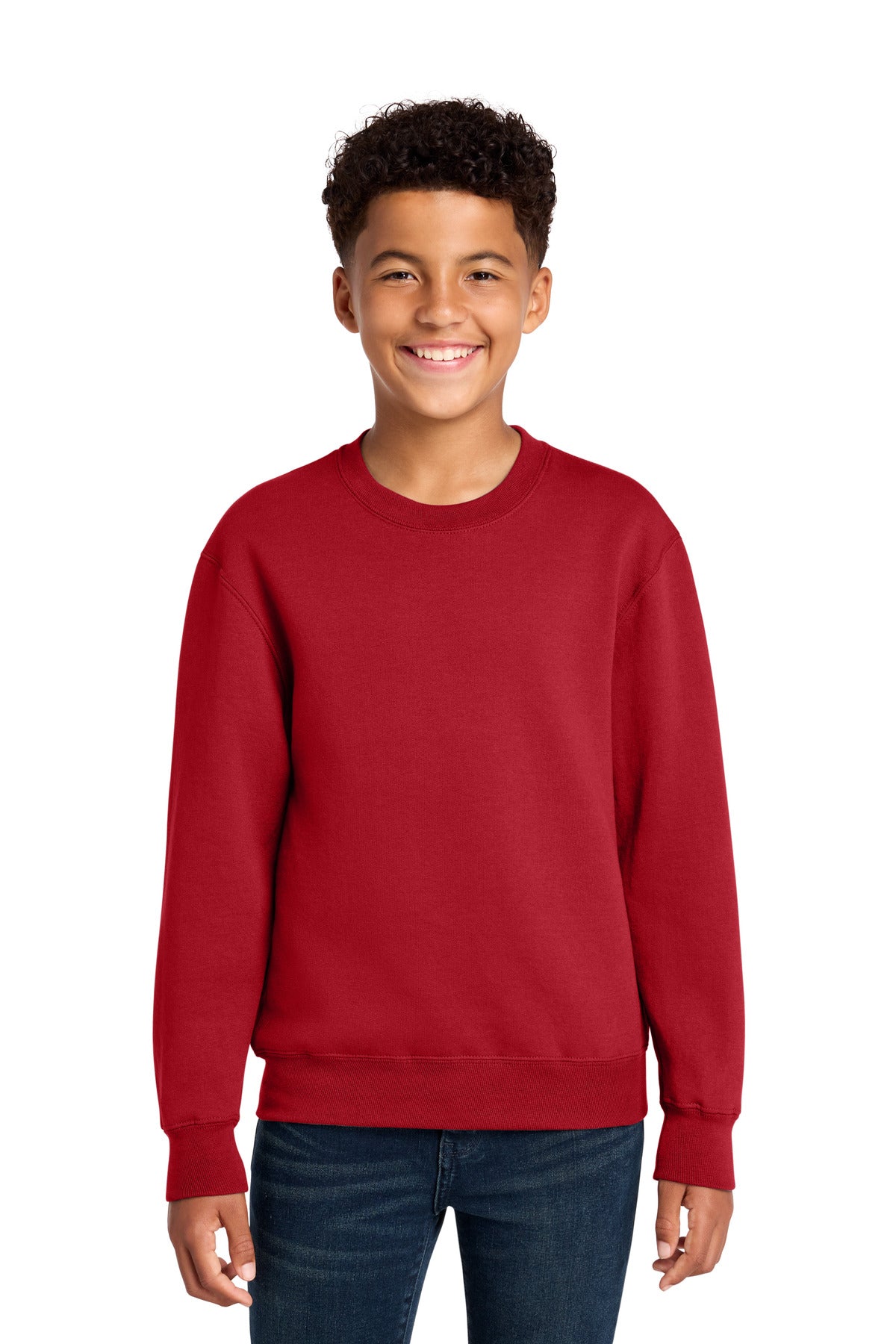 Port & Co ® Youth Core Fleece Crewneck Sweatshirt PC78Y