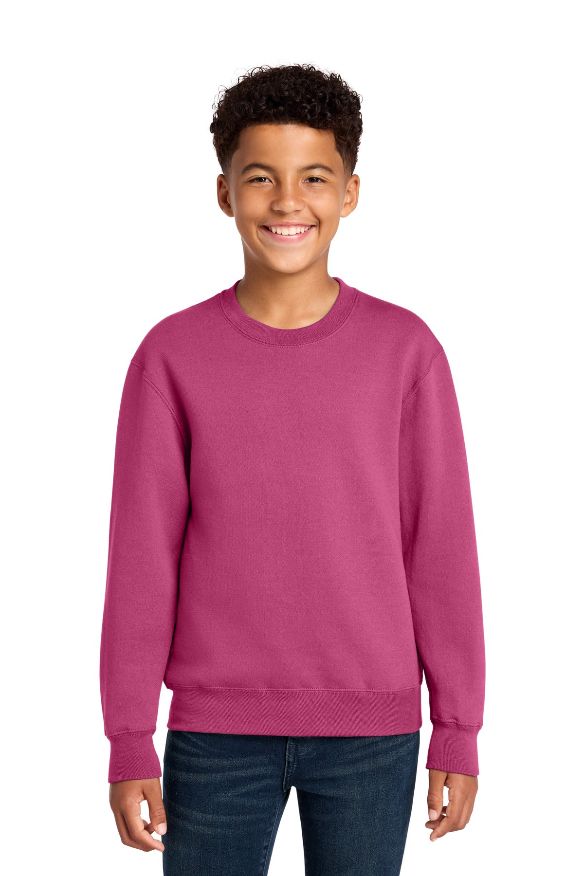 Port & Co ® Youth Core Fleece Crewneck Sweatshirt PC78Y