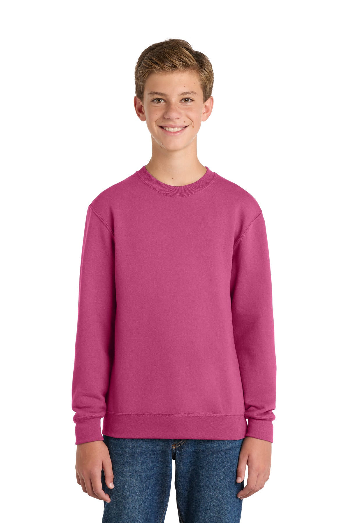 Port & Co ™ Youth Core Fleece Crewneck Sweatshirt PC78Y