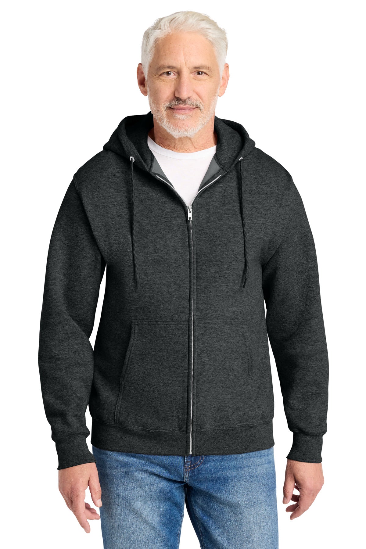 Port & Co ® Core Fleece Full-Zip Hooded Sweatshirt. PC78ZH