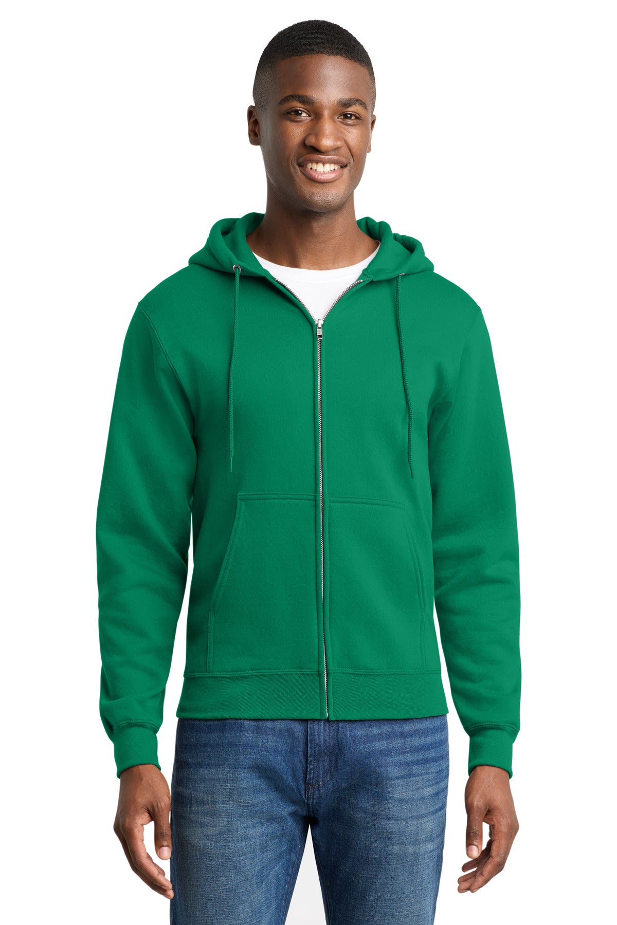 Port & Co ™ Core Fleece Full-Zip Hooded Sweatshirt. PC78ZH