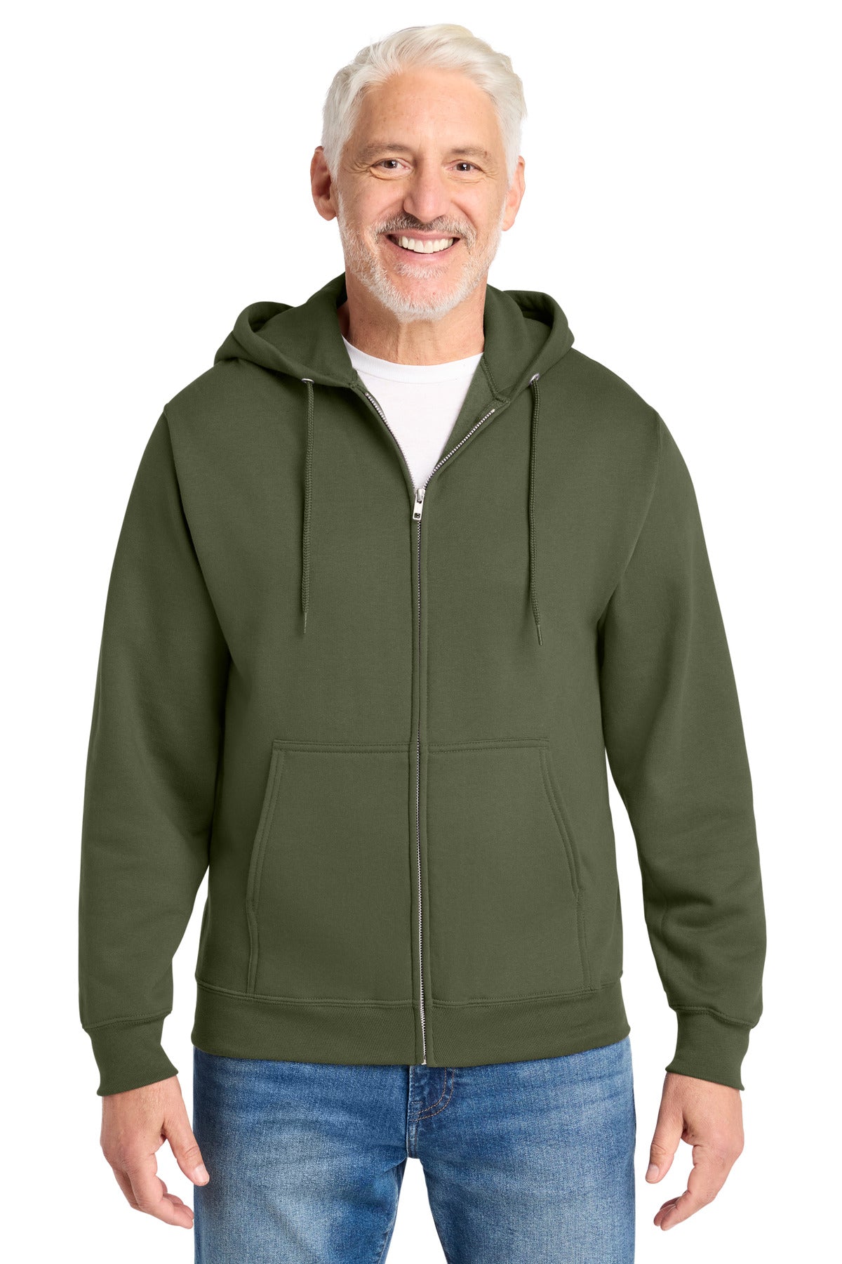 Port & Co ® Core Fleece Full-Zip Hooded Sweatshirt. PC78ZH