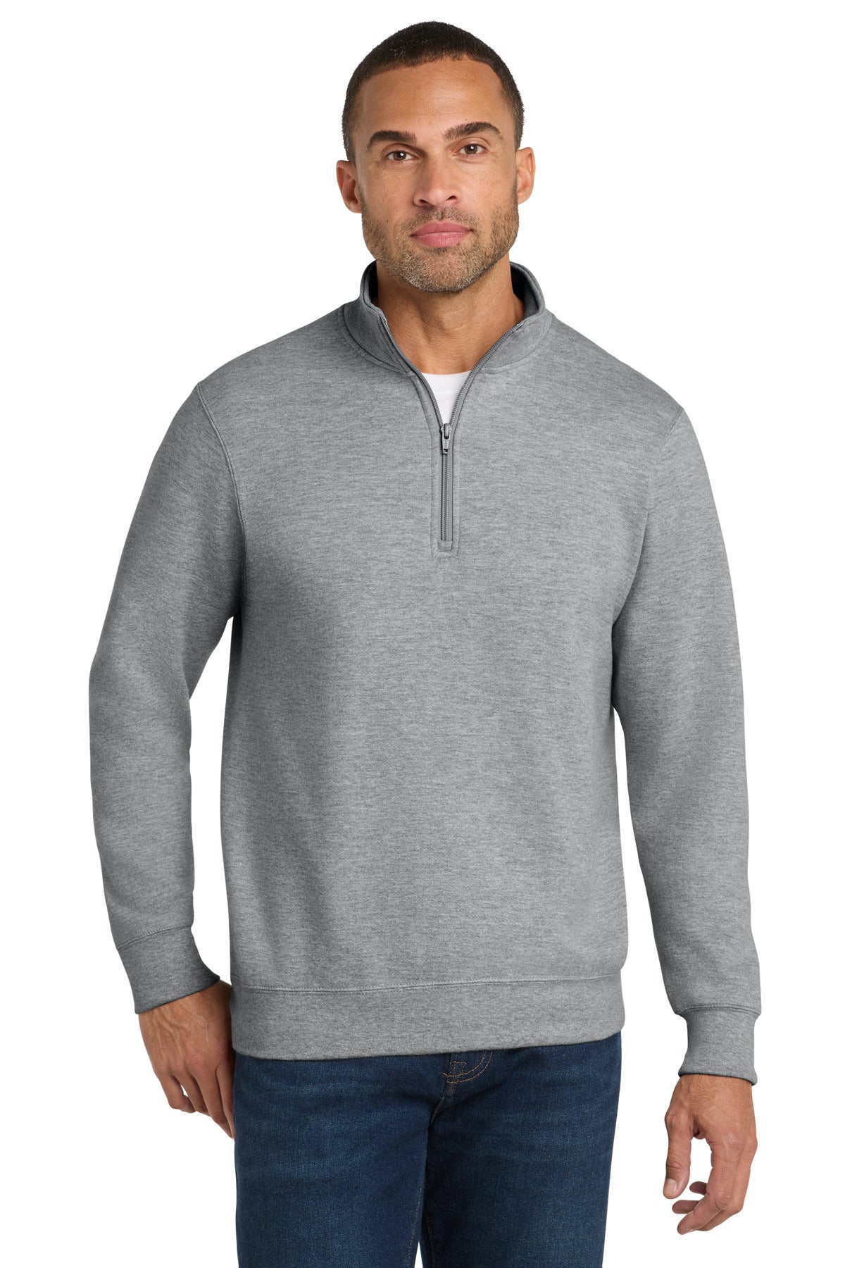 Port & Co ® Fan Favorite Fleece 1/4-Zip Pullover Sweatshirt. PC850Q